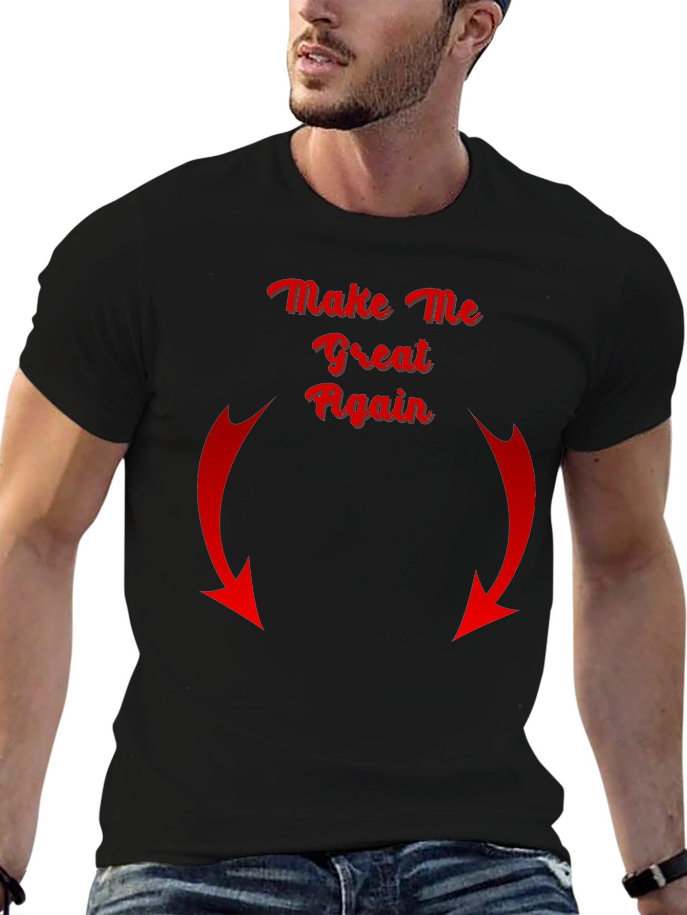 Make Me Great Again Black T-Shirt