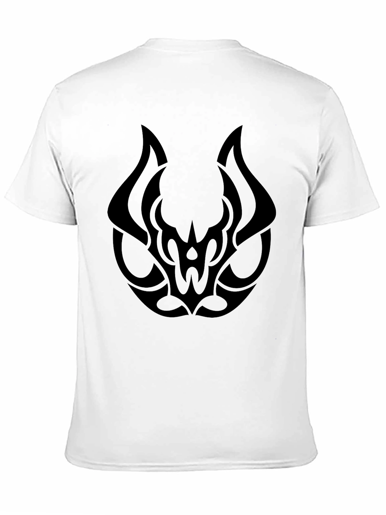 Bold Tribal Graphic Black T-Shirt