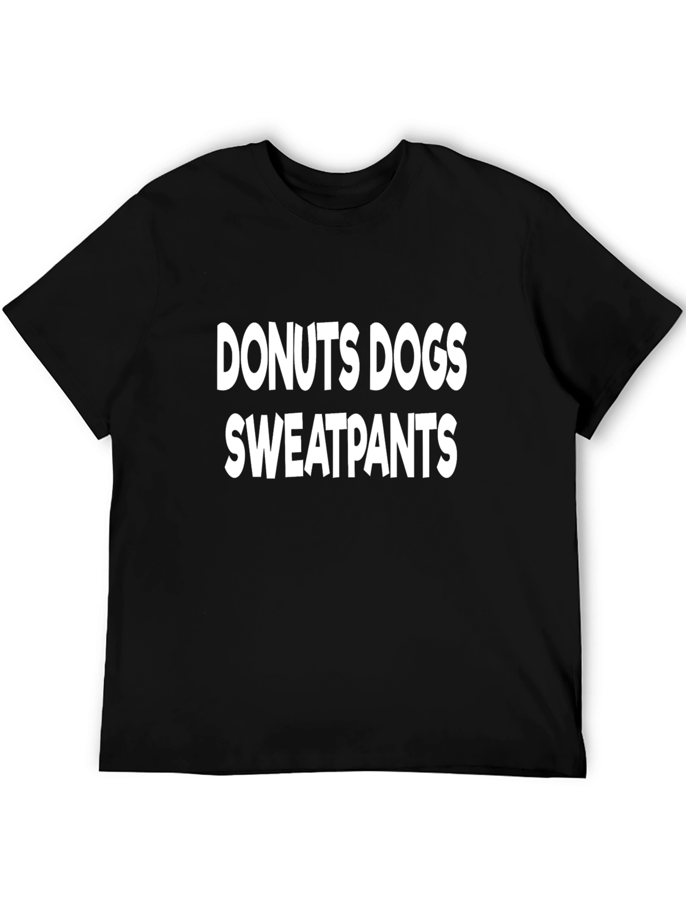 Donuts Dogs Sweatpants Graphic Tee