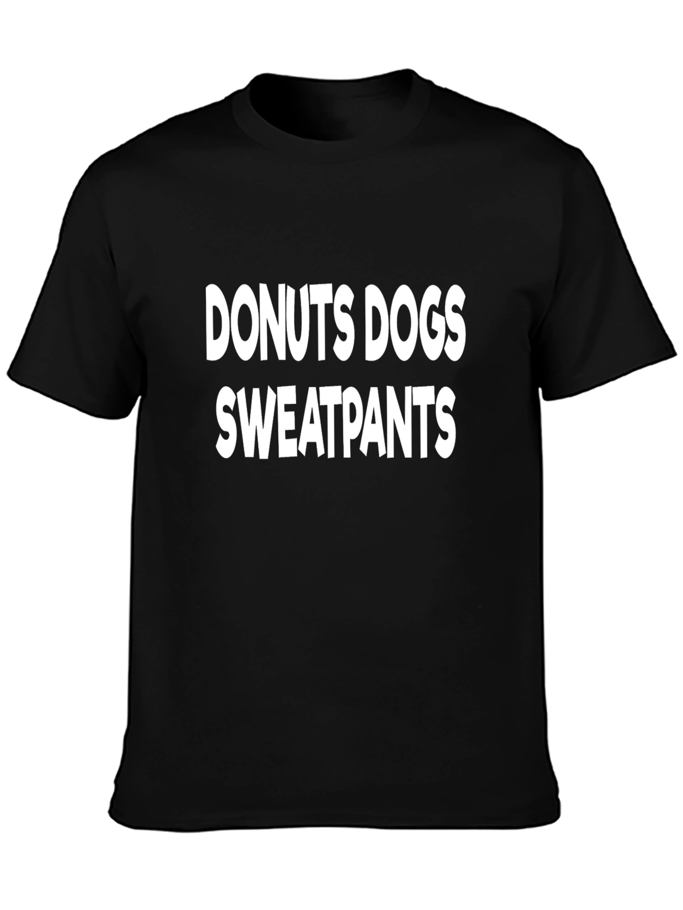 Donuts Dogs Sweatpants Graphic Tee