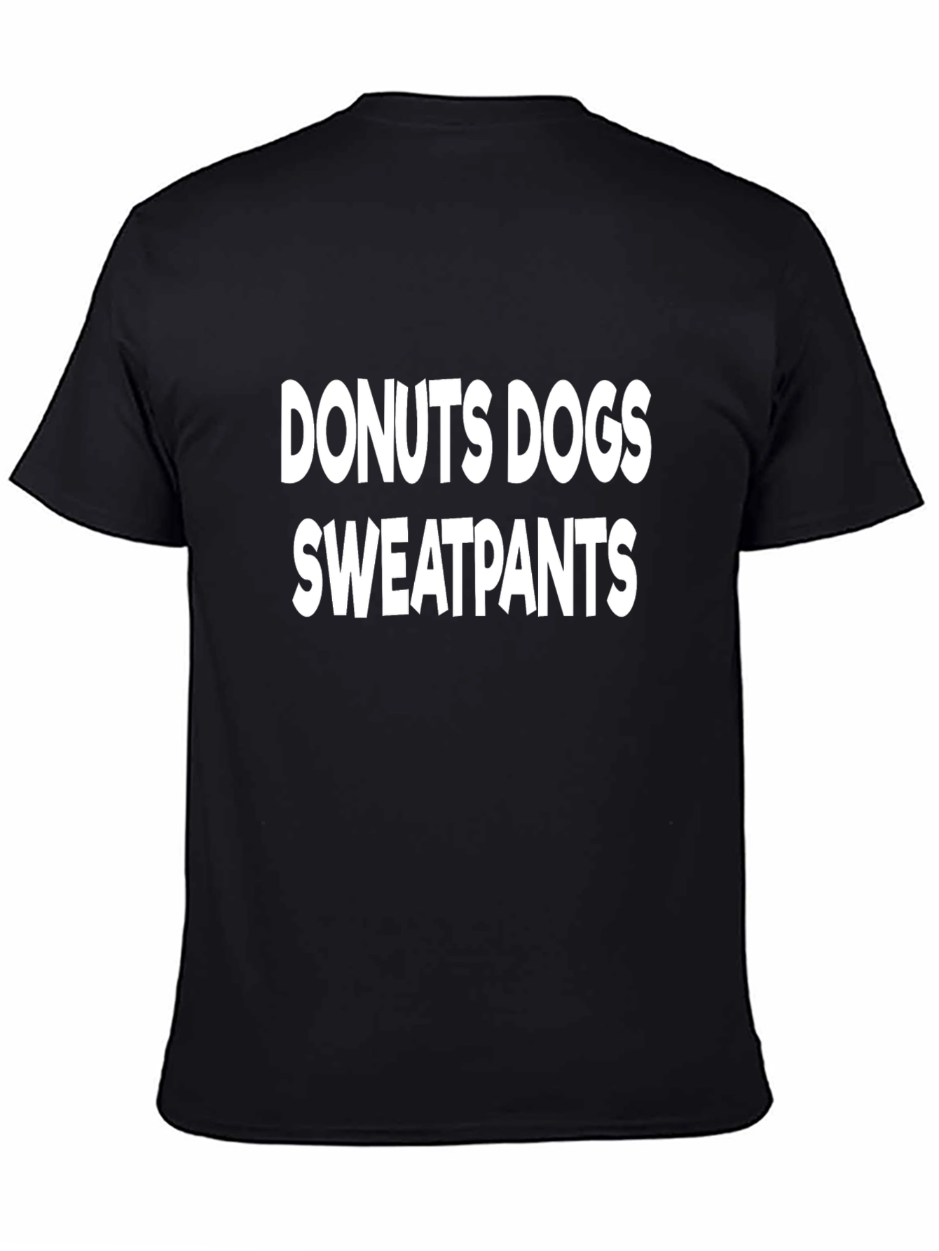 Donuts Dogs Sweatpants Graphic Tee