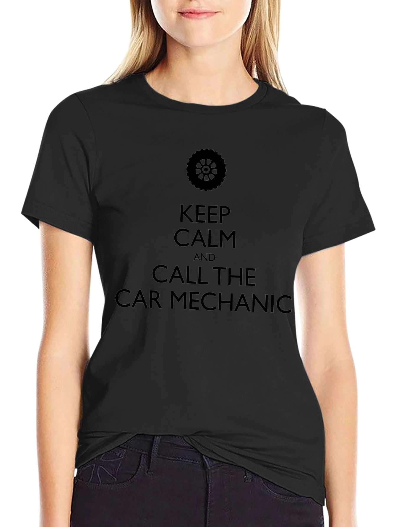 Keep Calm Car Mechanic Graphic Tee