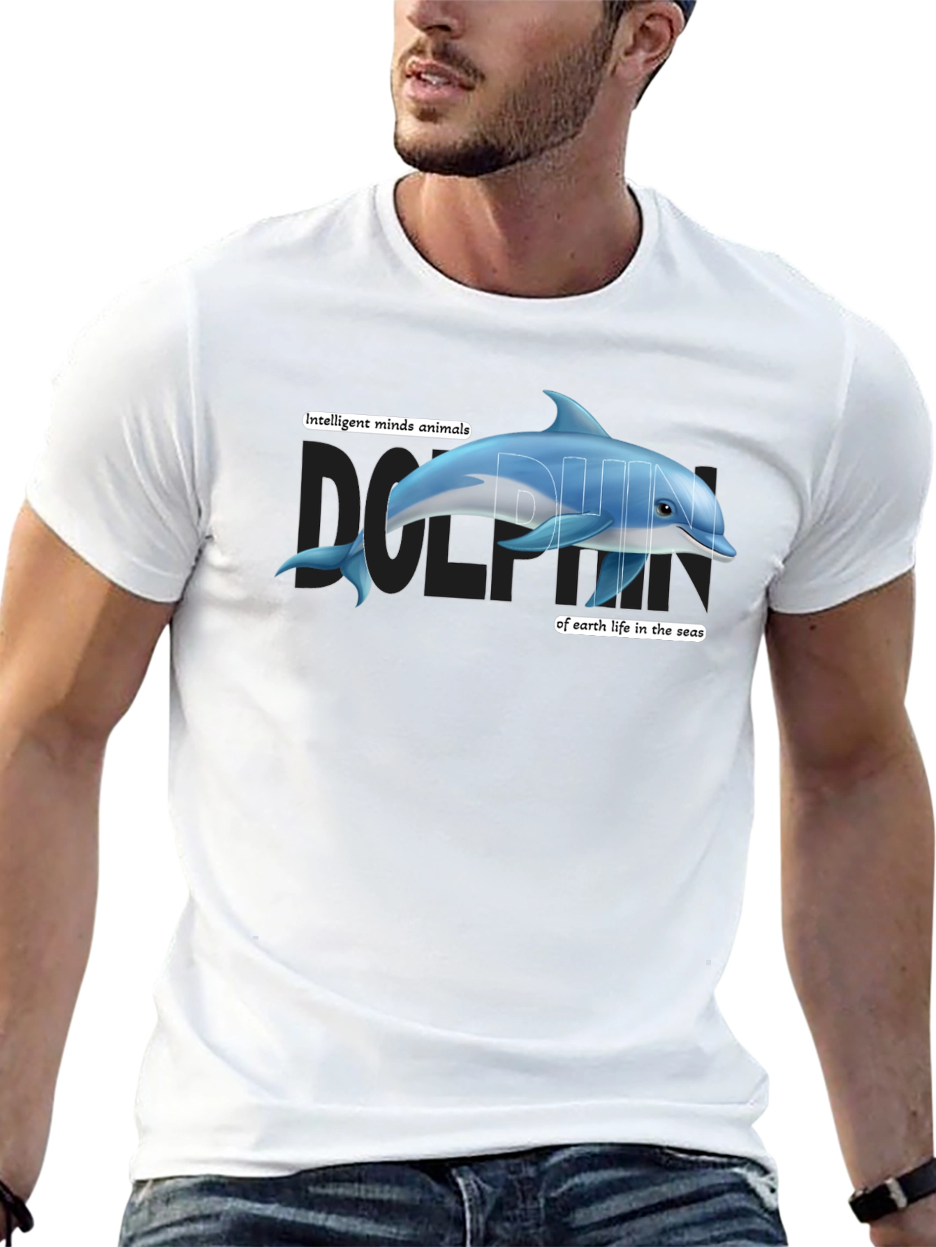Dolphin Graphic Tee - Intelligent Minds Animals