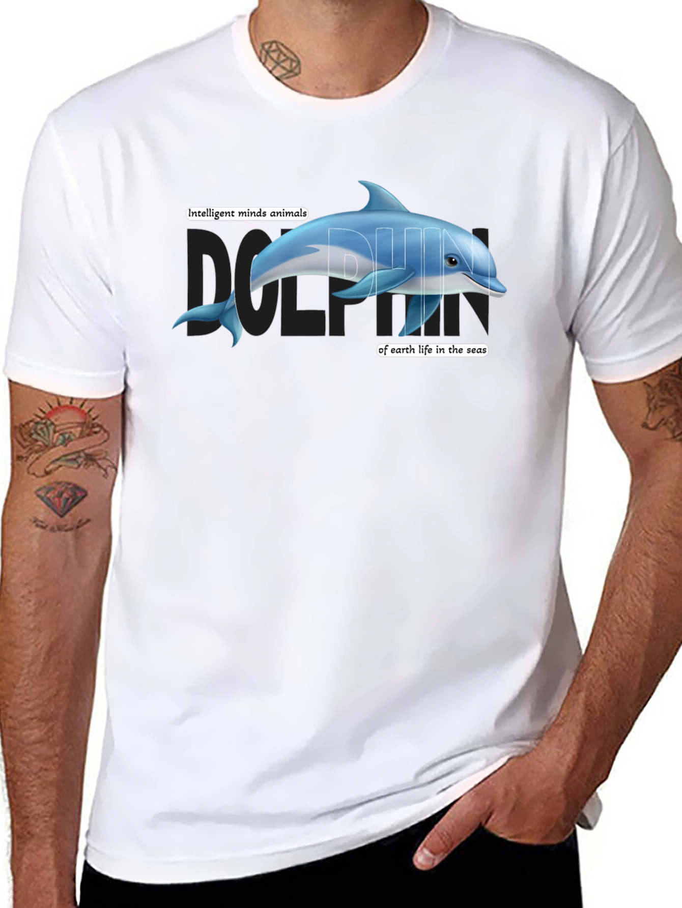 Dolphin Graphic Tee - Intelligent Minds Animals