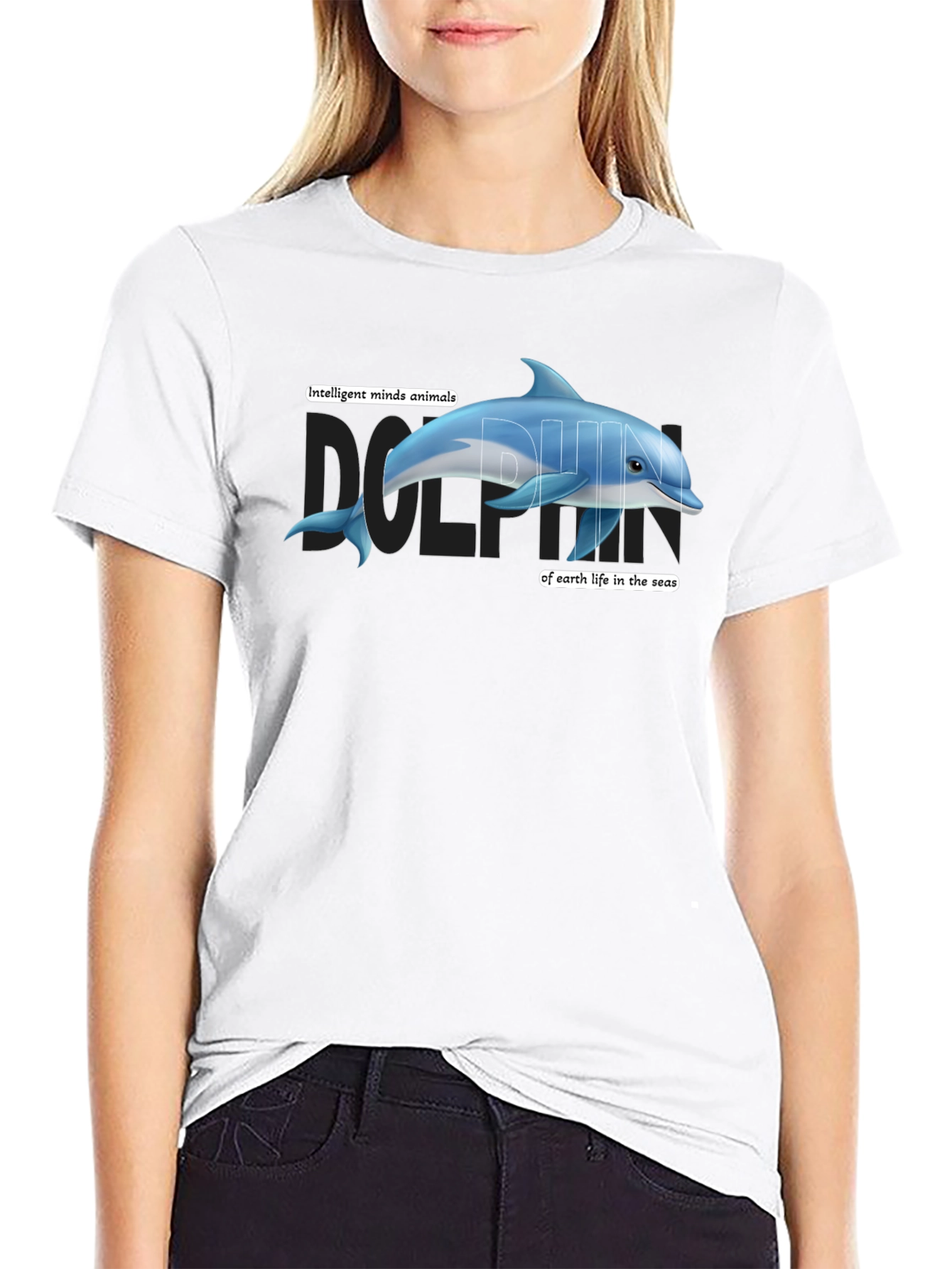 Dolphin Graphic Tee - Intelligent Minds Animals