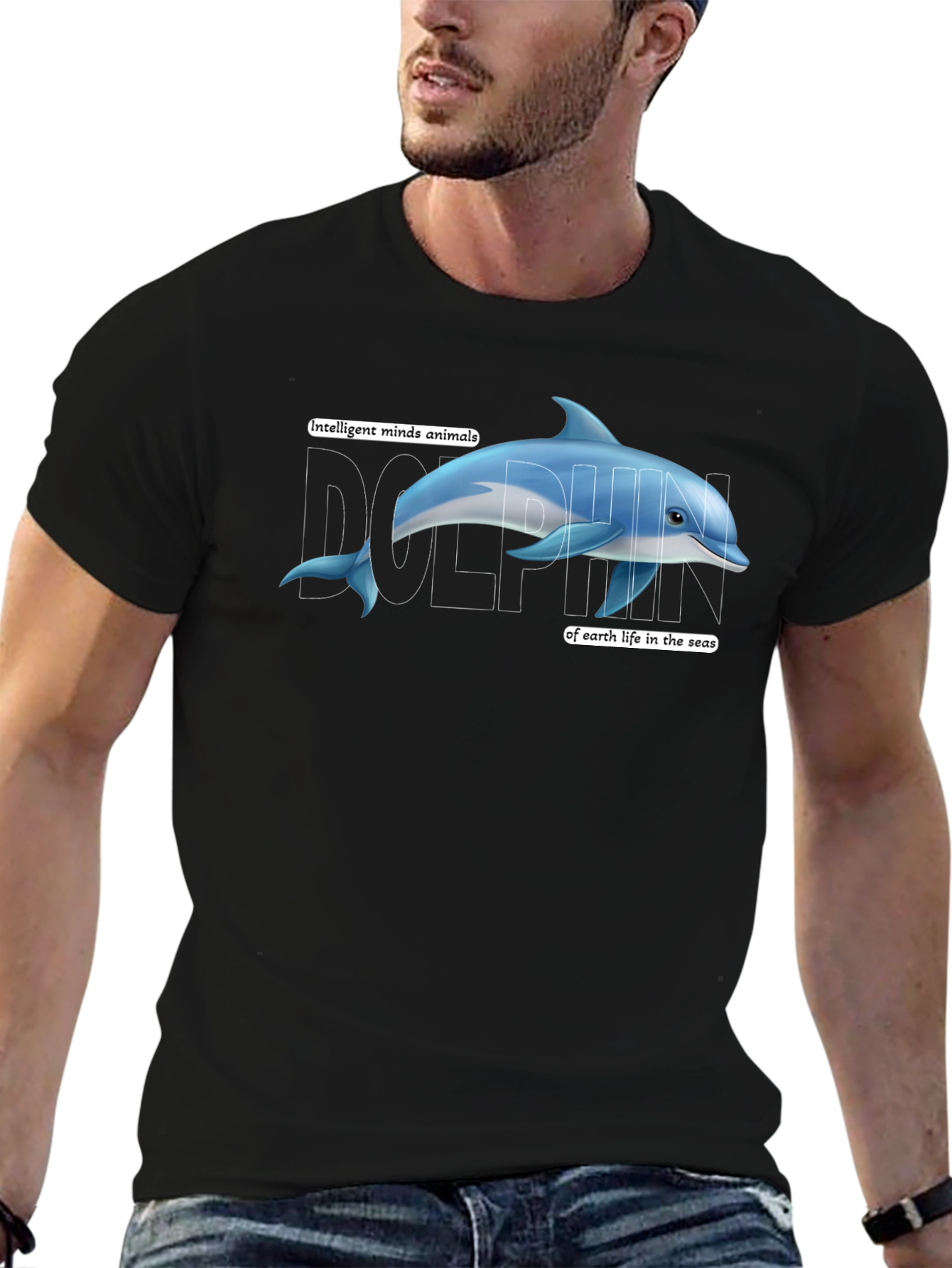 Dolphin Graphic Tee - Intelligent Minds Animals