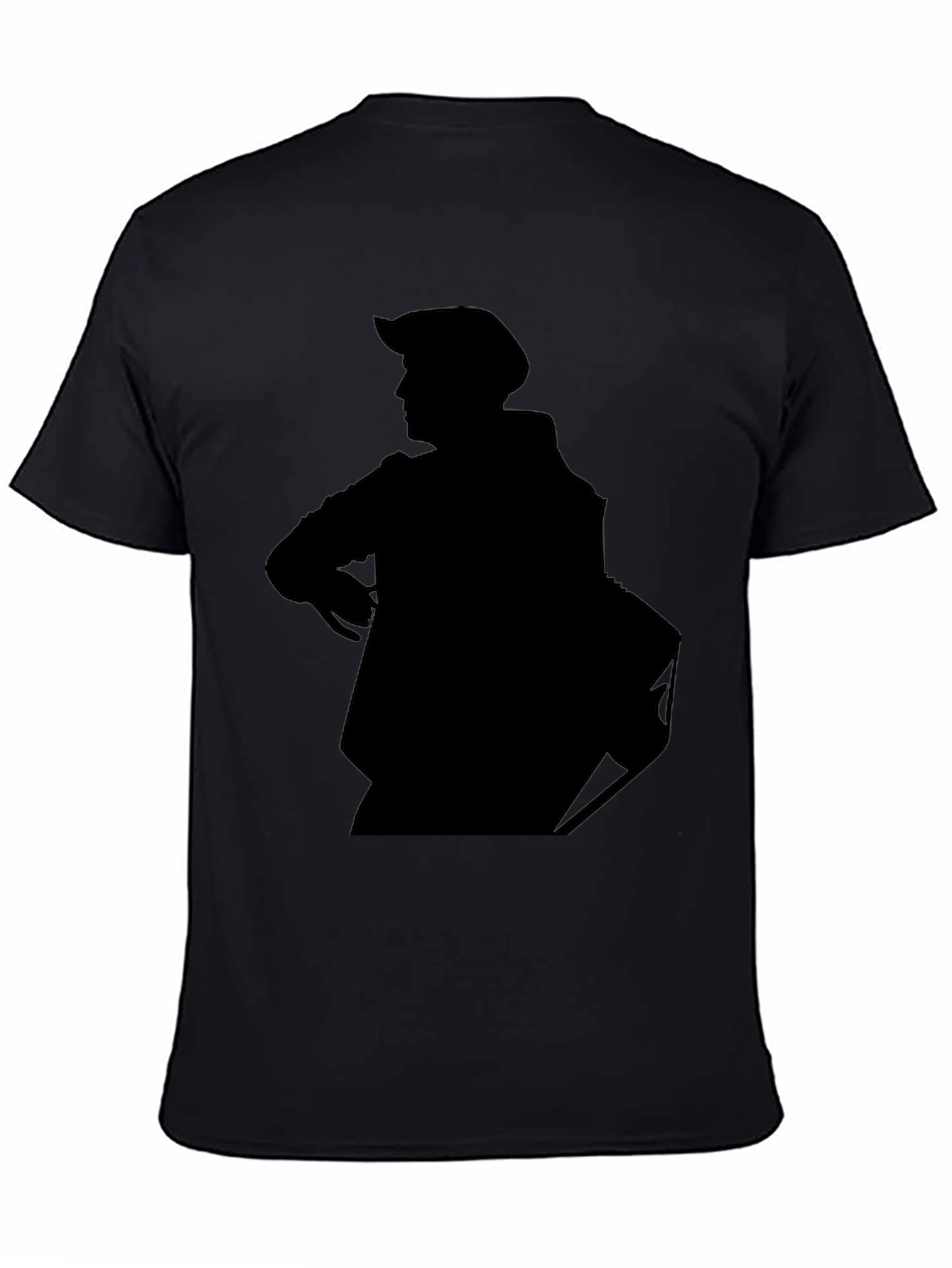 Silhouette Graphic Tee - Mens Black T-Shirt