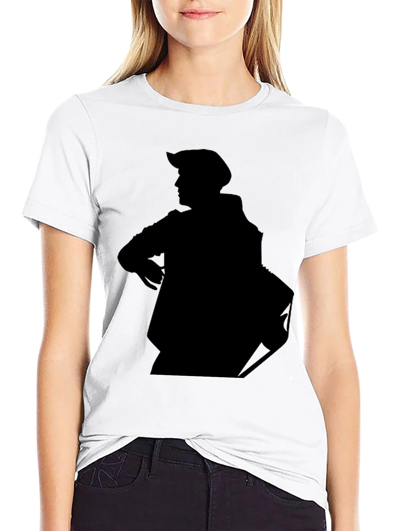 Silhouette Graphic Tee - Mens Black T-Shirt