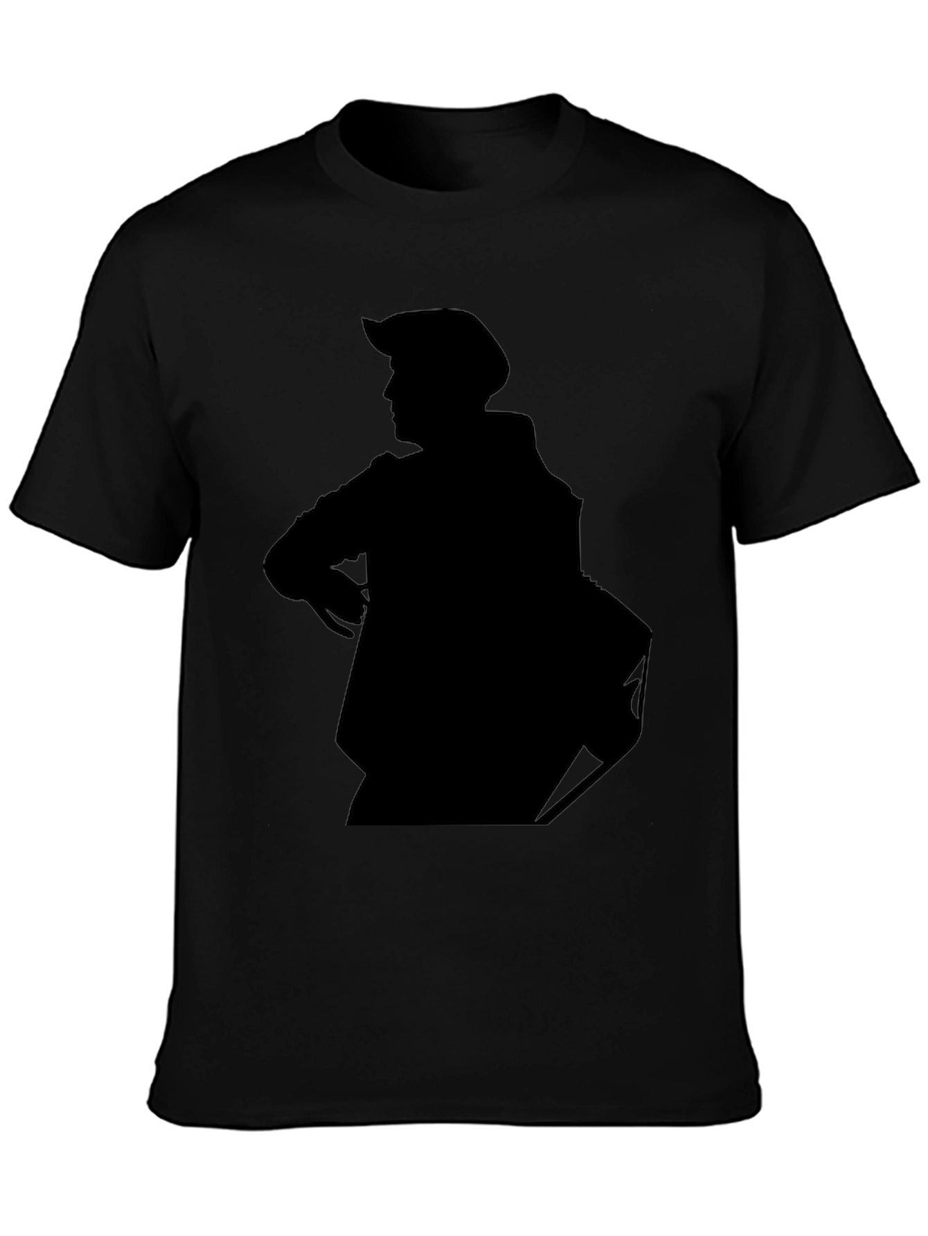 Silhouette Graphic Tee - Mens Black T-Shirt
