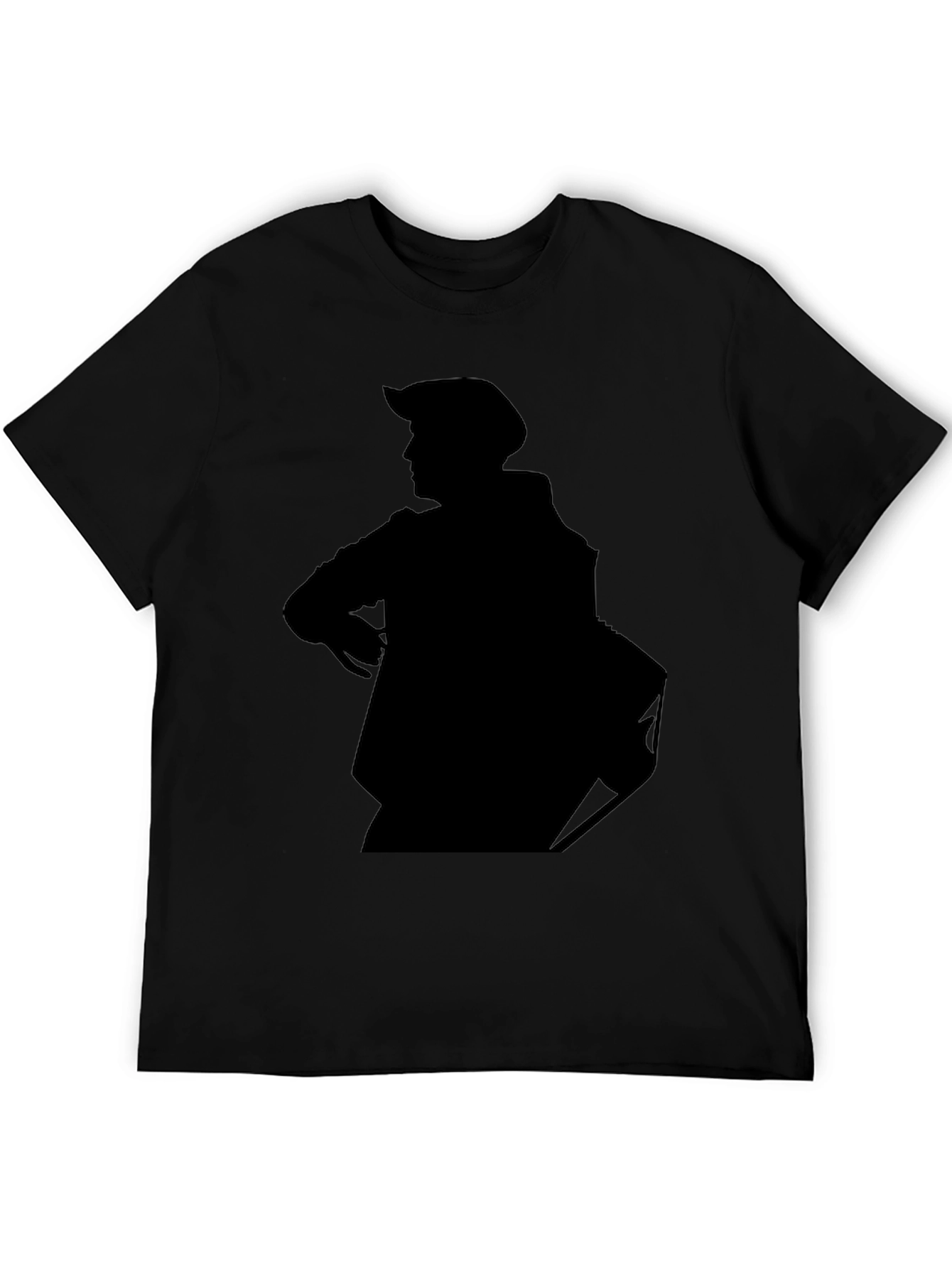 Silhouette Graphic Tee - Mens Black T-Shirt