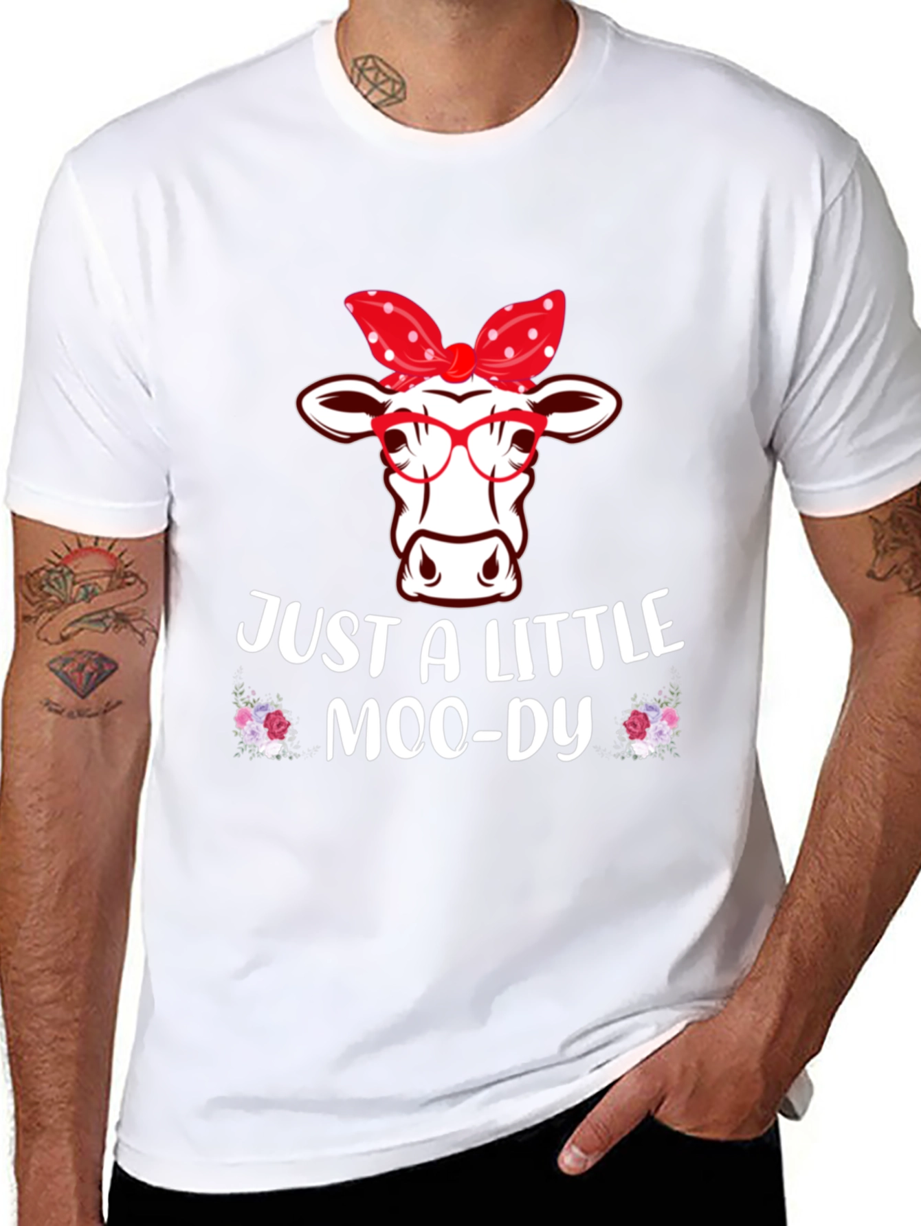 Just A Little Moo-dy Cow T-Shirt