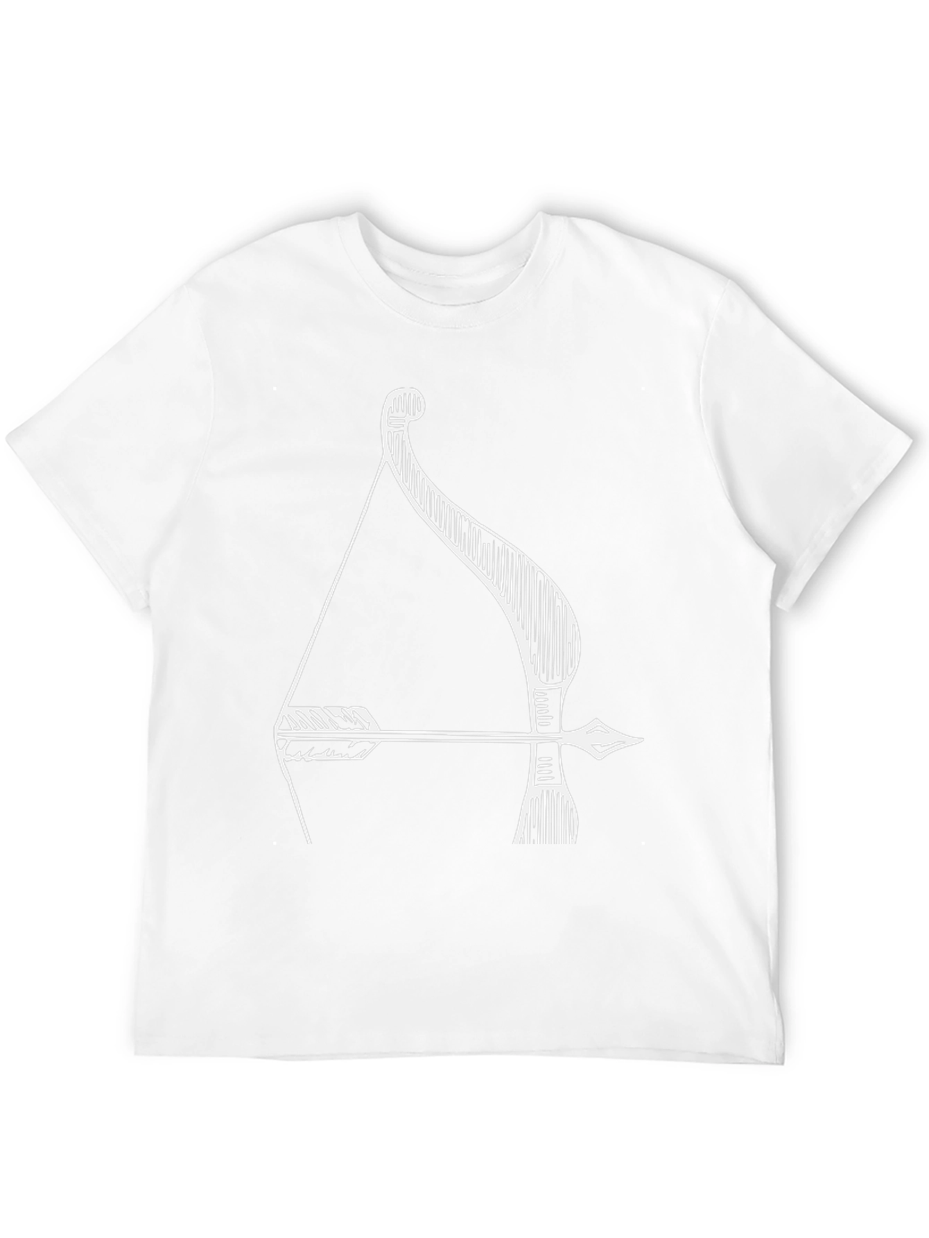Archer Bow & Arrow Graphic Tee - Black Cotton