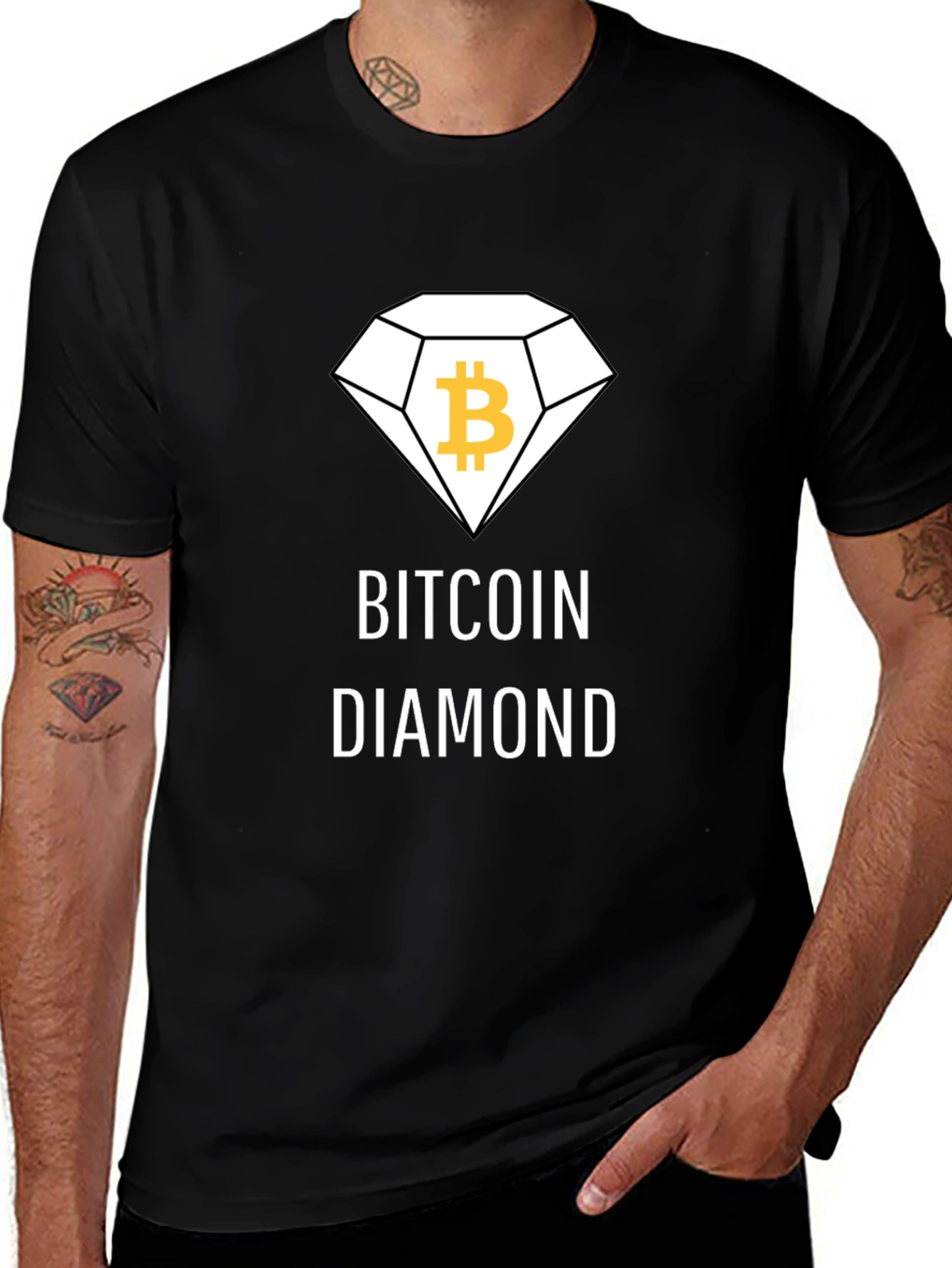 Bitcoin Diamond Black T-Shirt