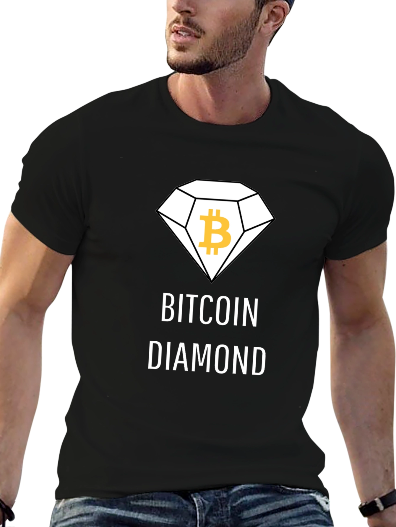 Bitcoin Diamond Black T-Shirt