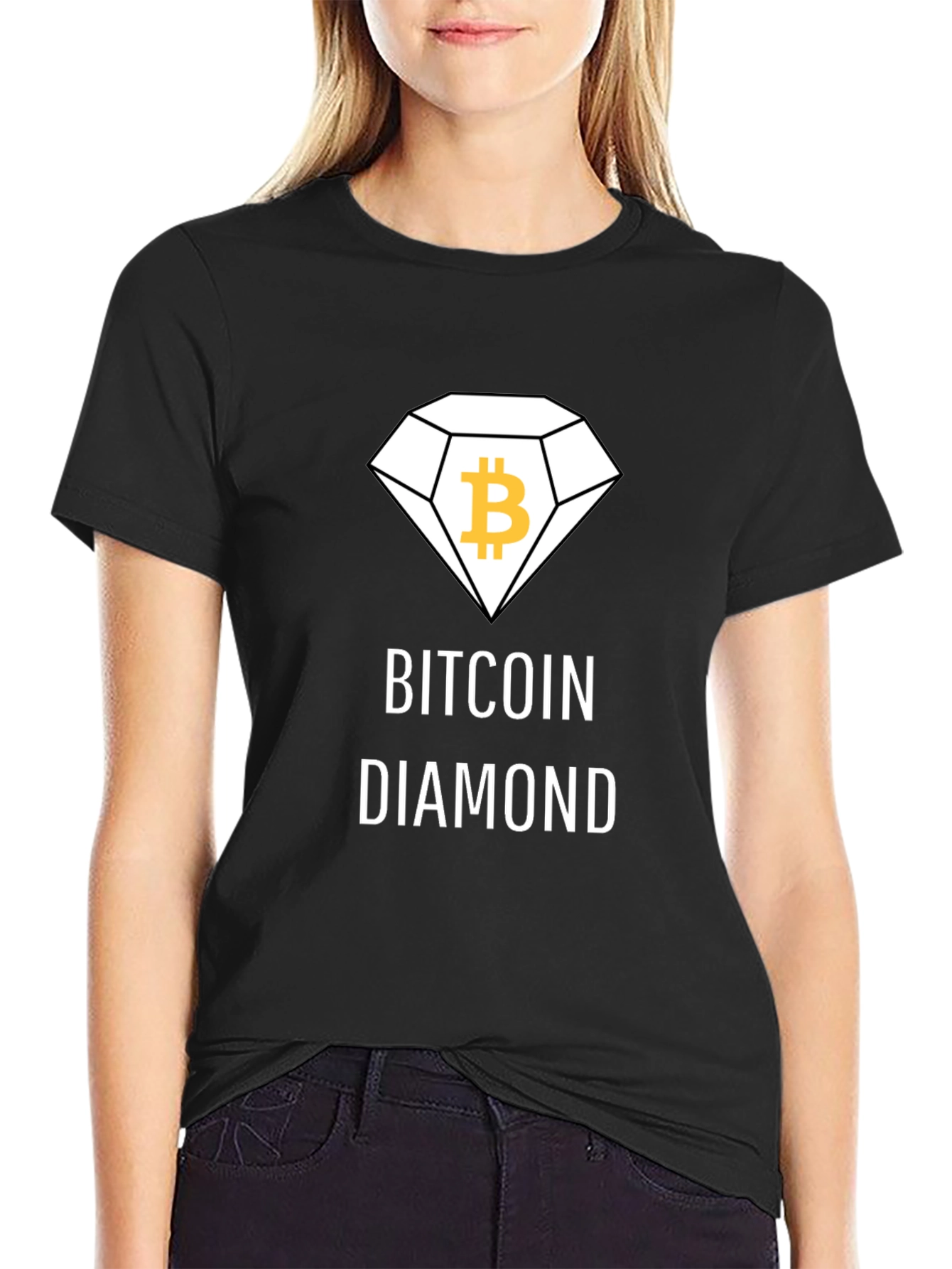 Bitcoin Diamond Black T-Shirt
