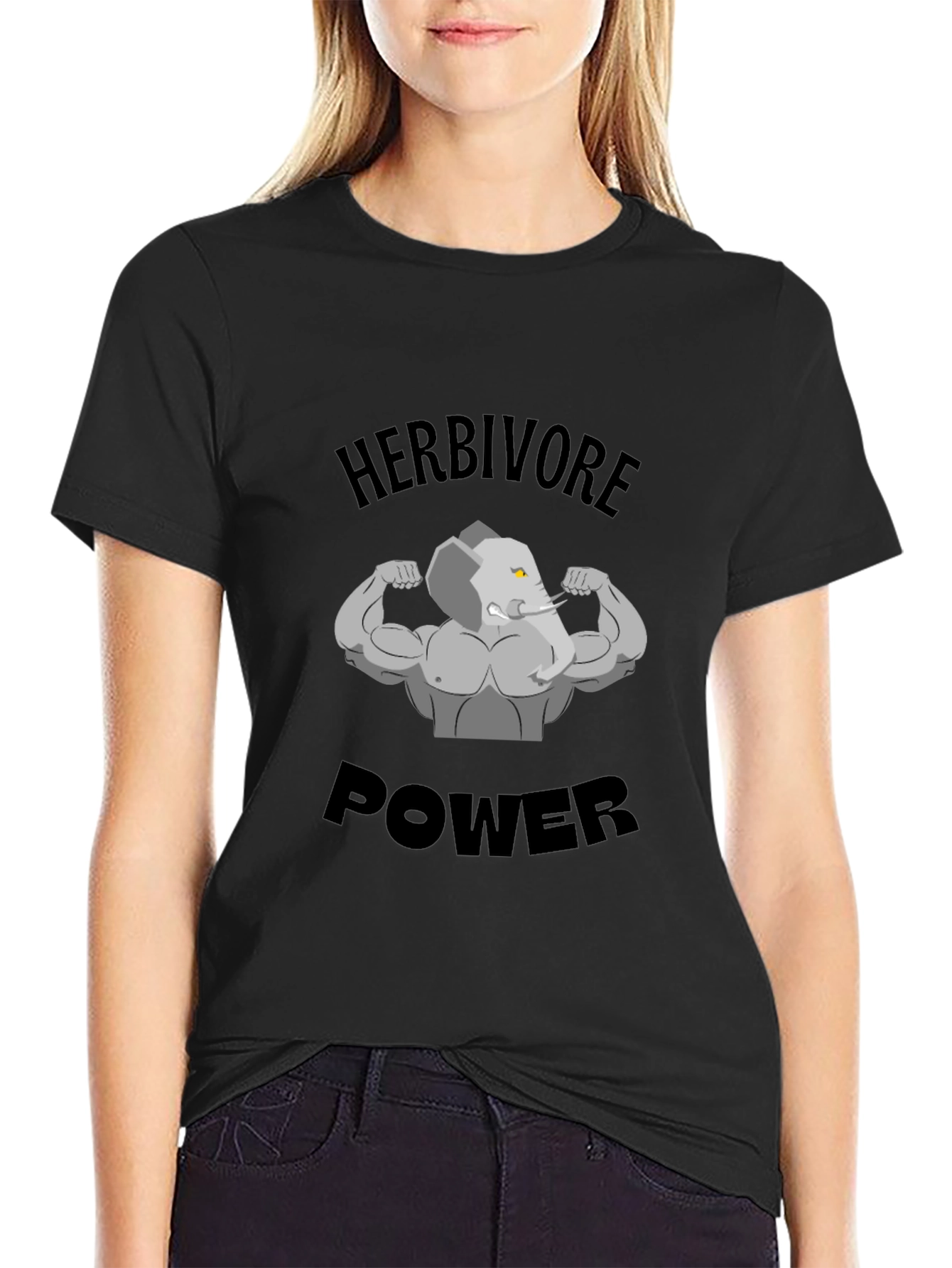 Herbivore Power T-Shirt - Elephant Gym