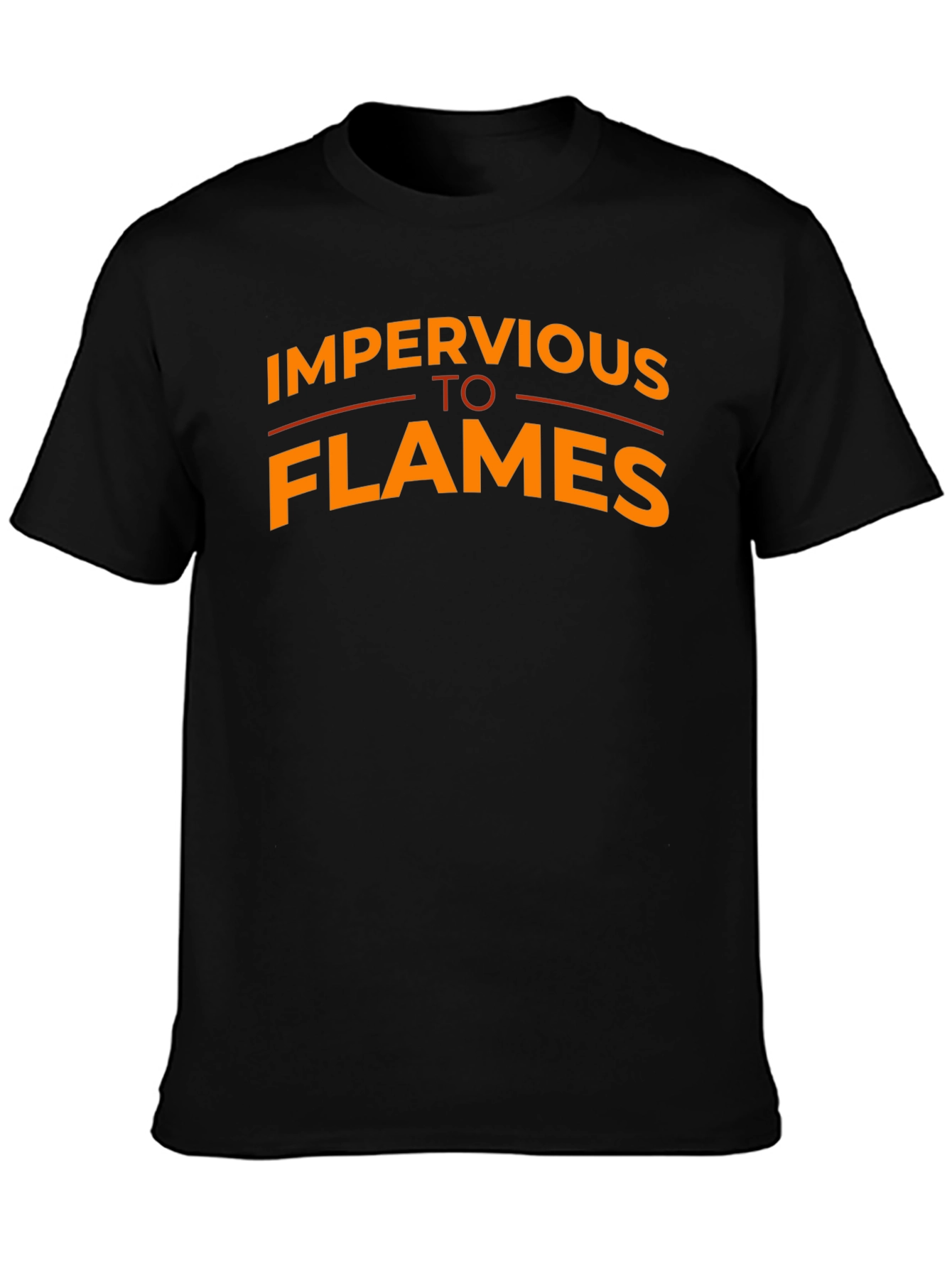Impervious To Flames Graphic Tee - Black