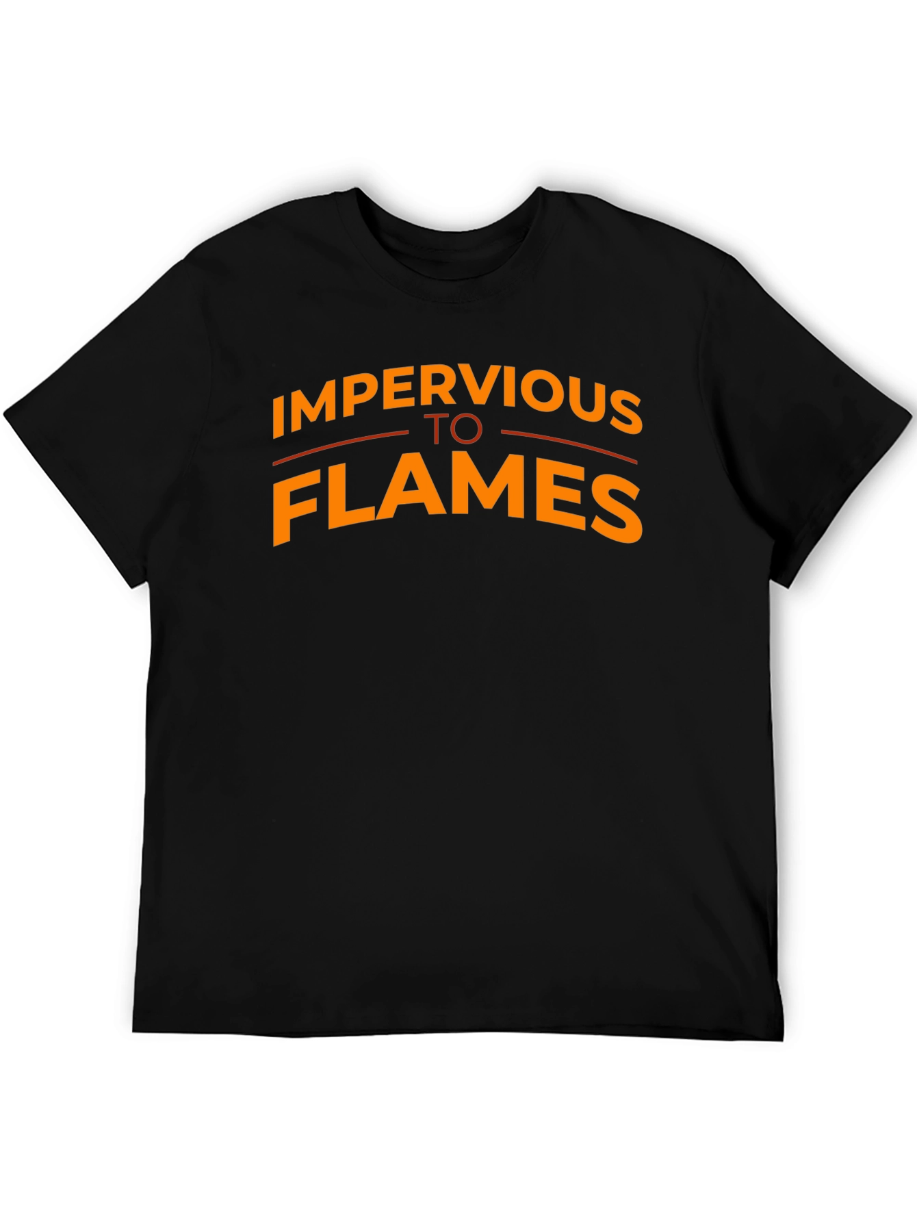Impervious To Flames Graphic Tee - Black