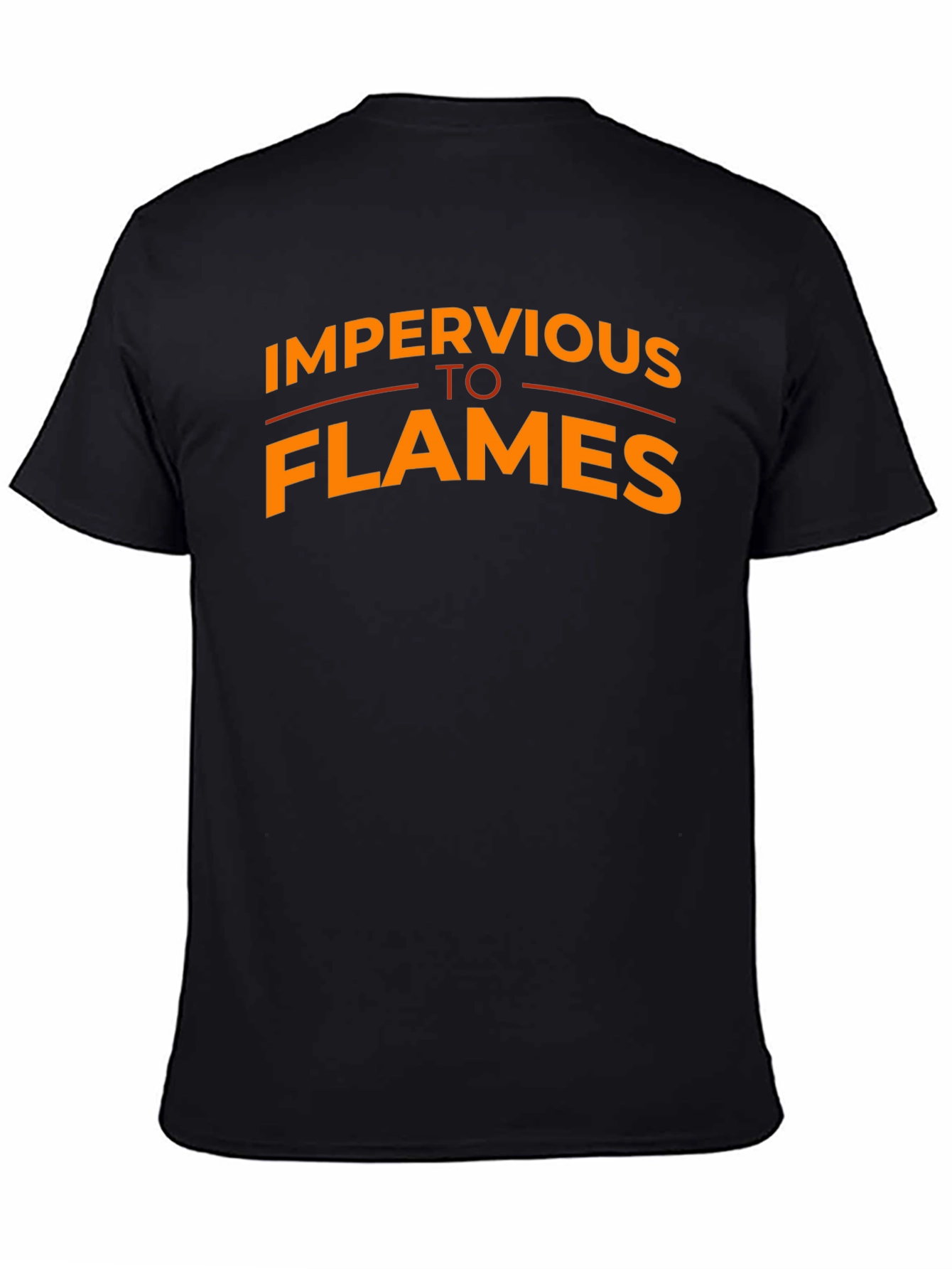 Impervious To Flames Graphic Tee - Black