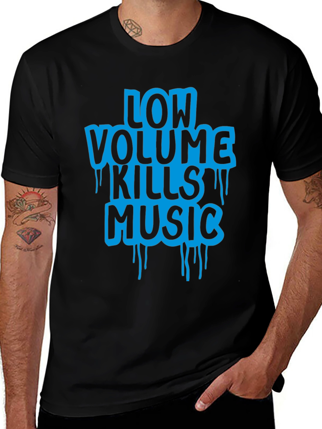 Low Volume Kills Music Graphic T-Shirt