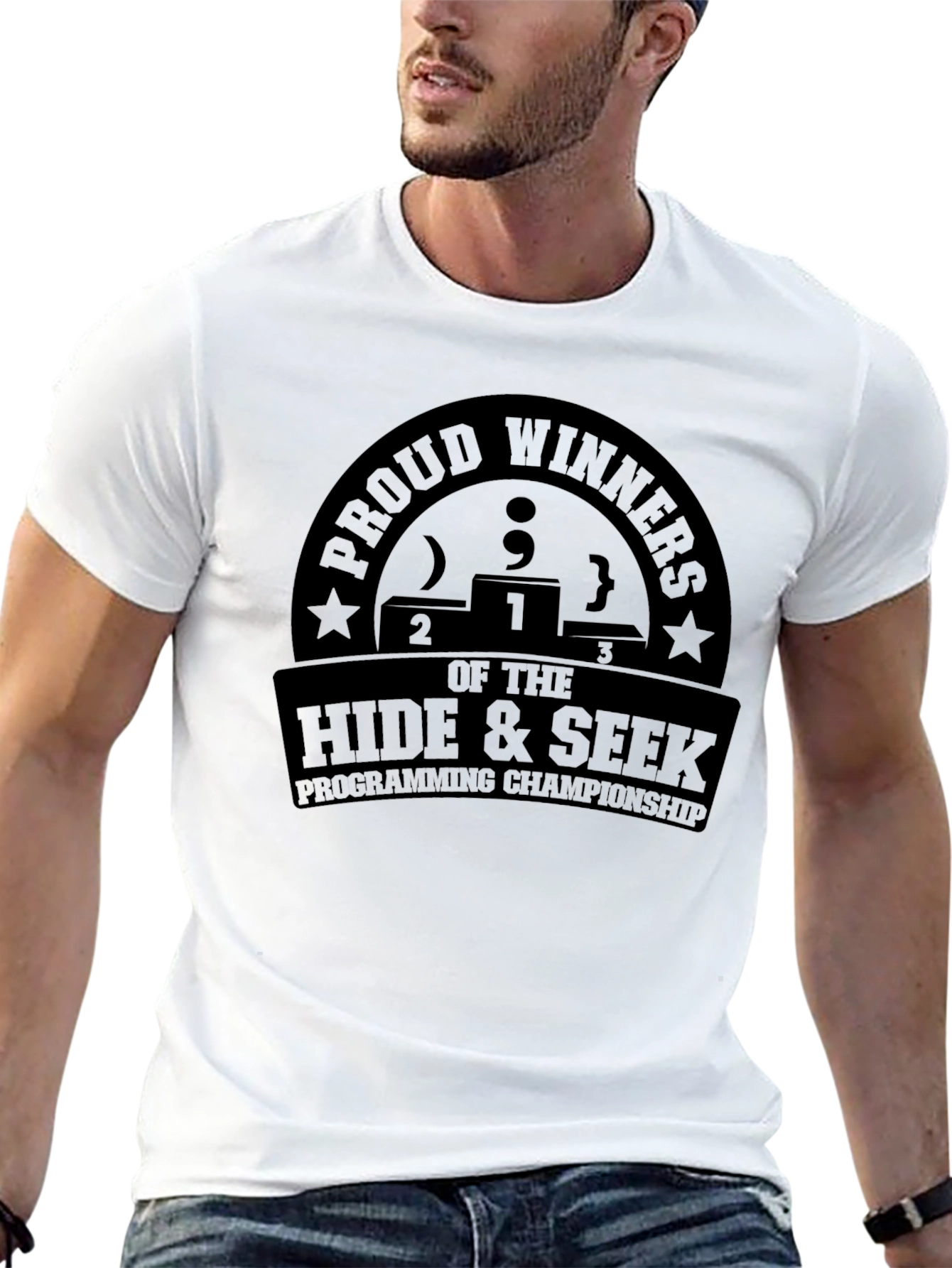 Proud Winners Hide & Seek Programming T-Shirt