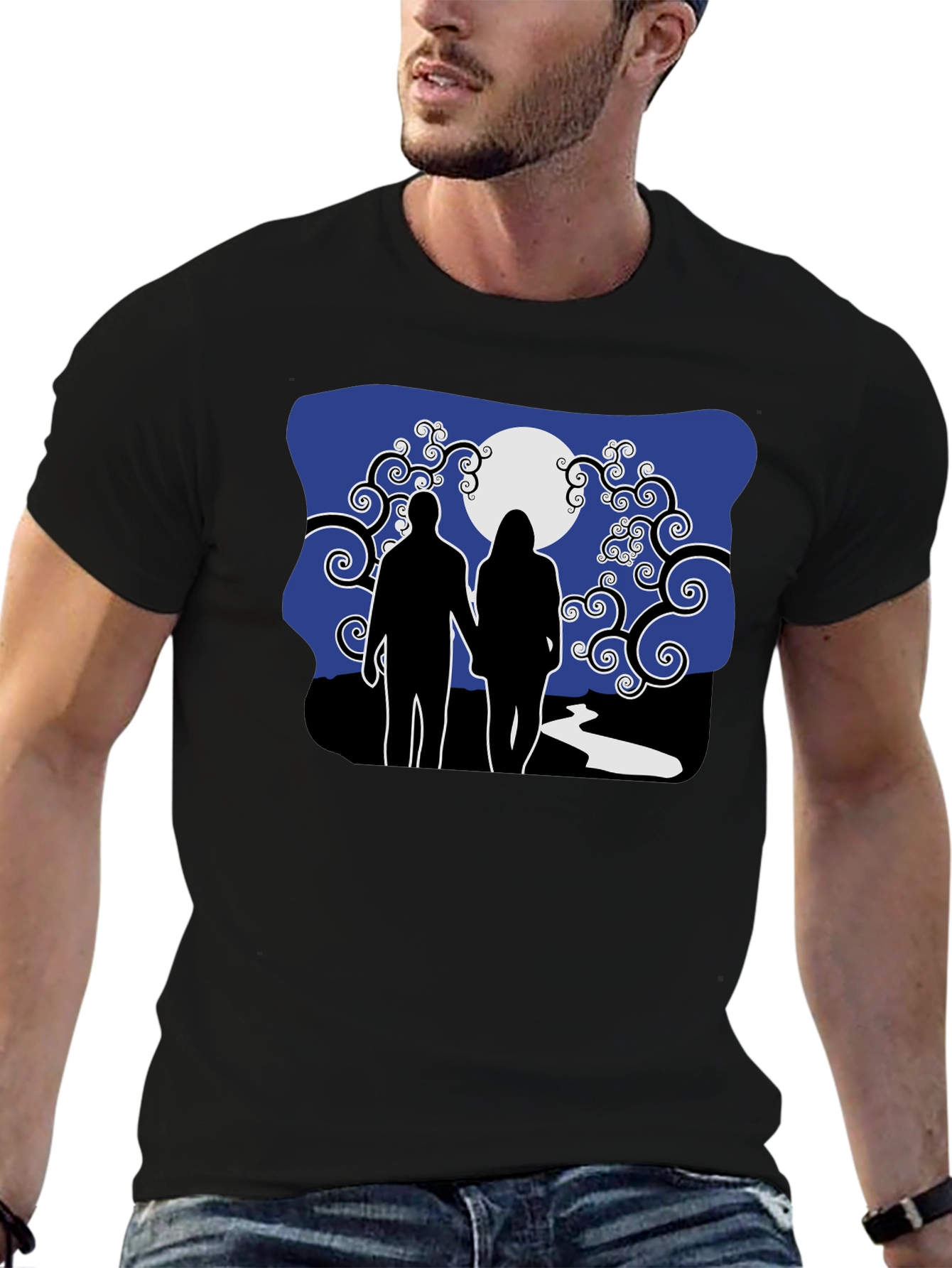 Romantic Moonlit Walk T-Shirt