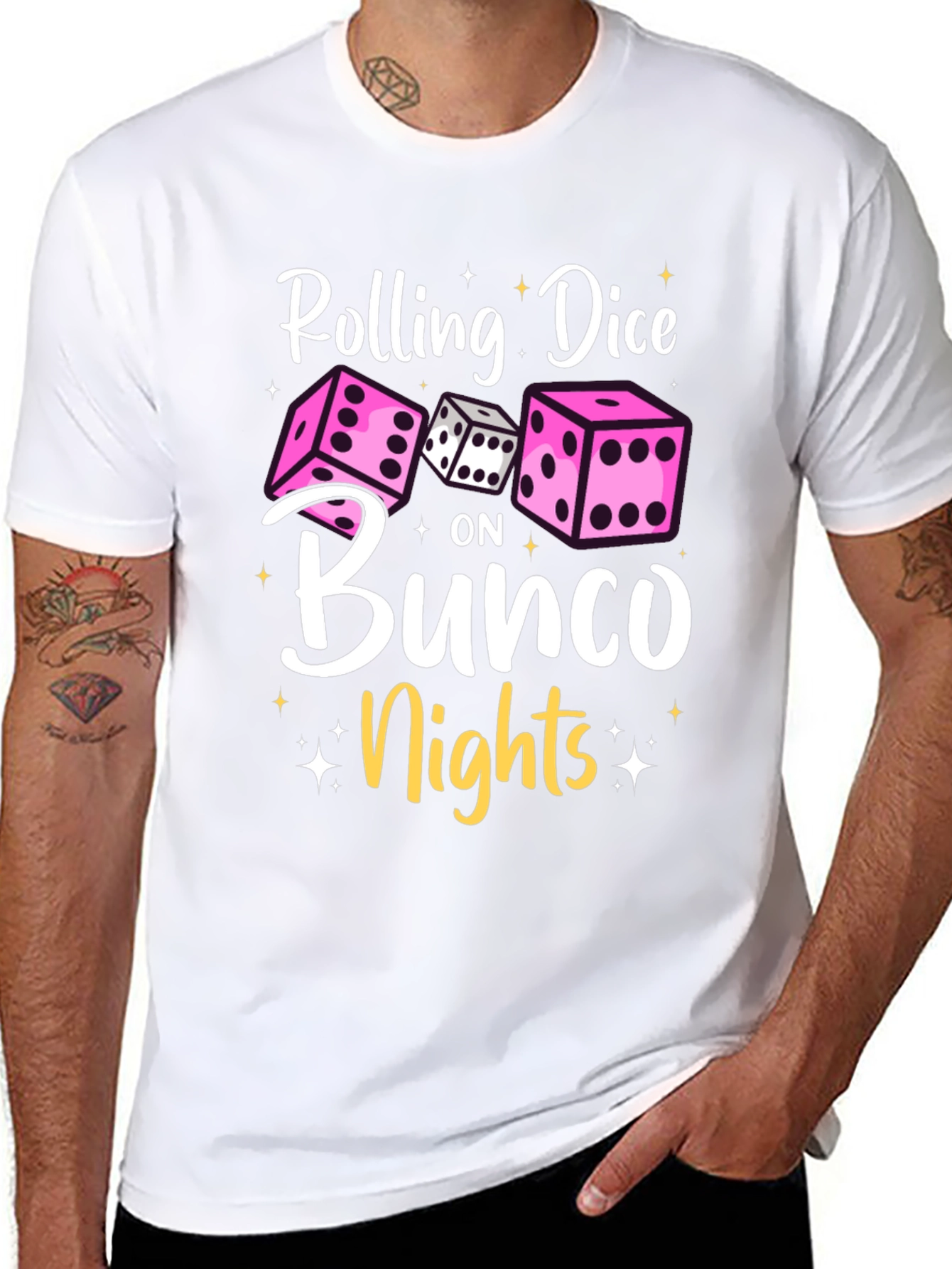 Rolling Dice on Bunco Nights T-Shirt