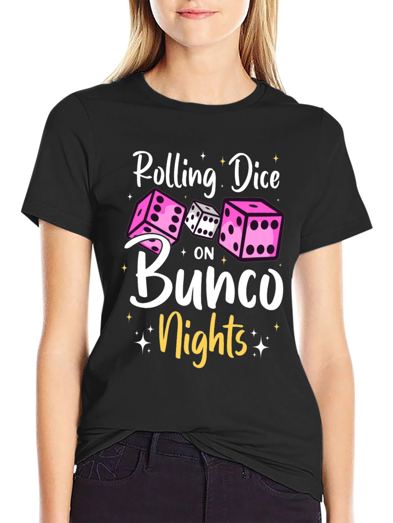 Rolling Dice on Bunco Nights T-Shirt