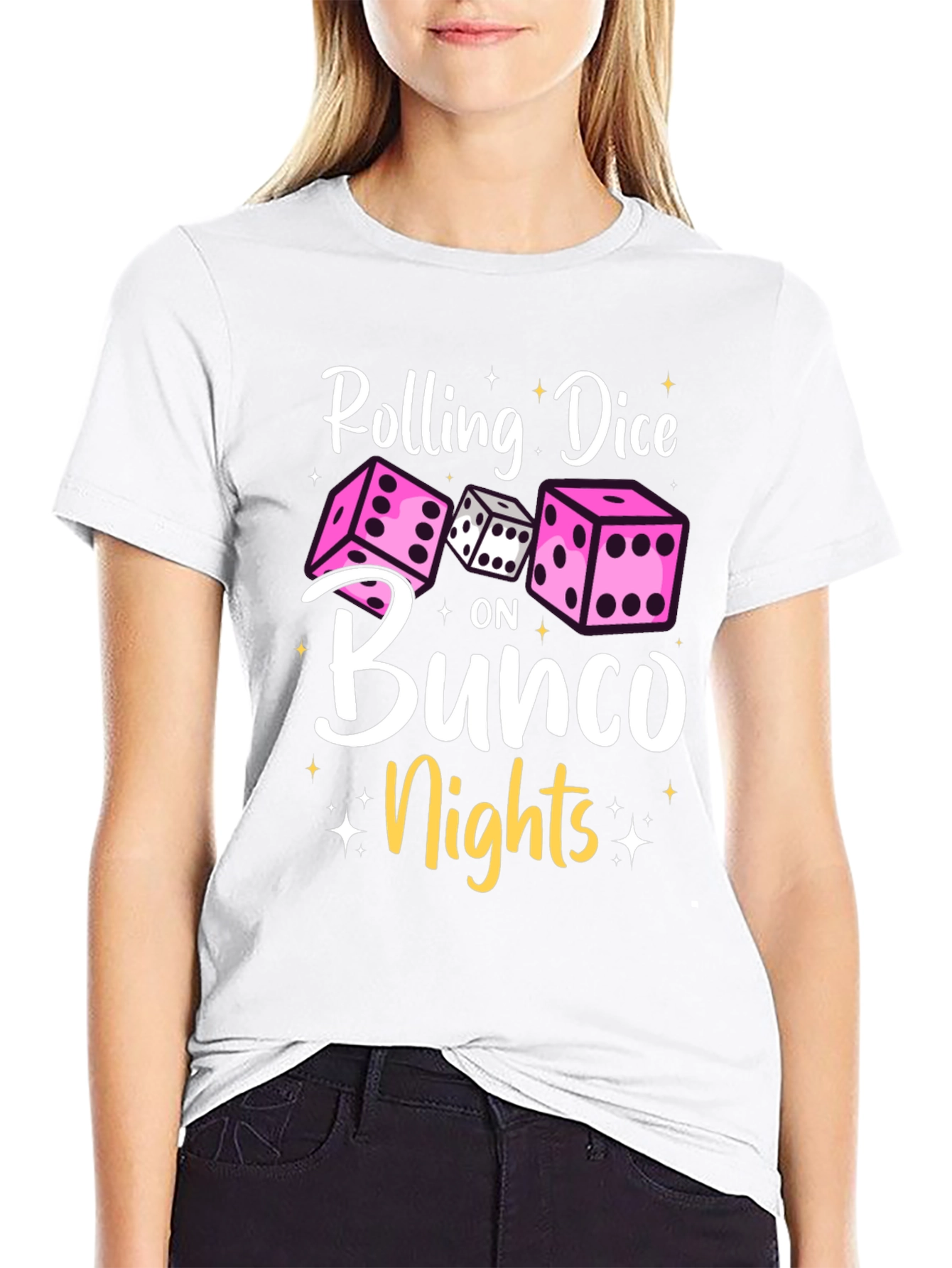 Rolling Dice on Bunco Nights T-Shirt