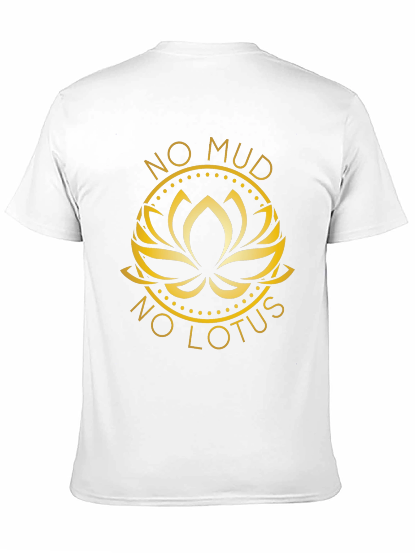 No Mud No Lotus Graphic Tee - Black