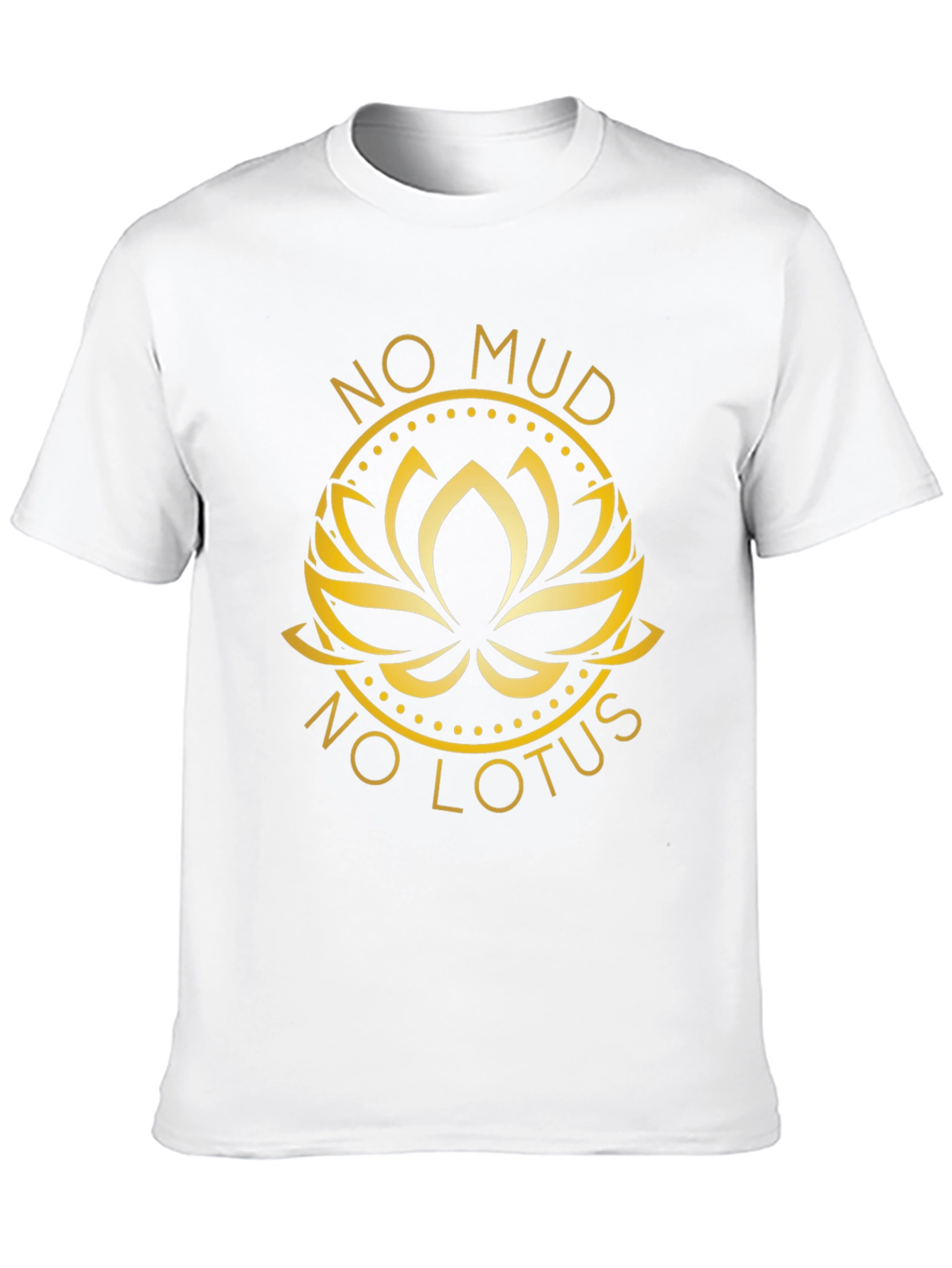 No Mud No Lotus Graphic Tee - Black