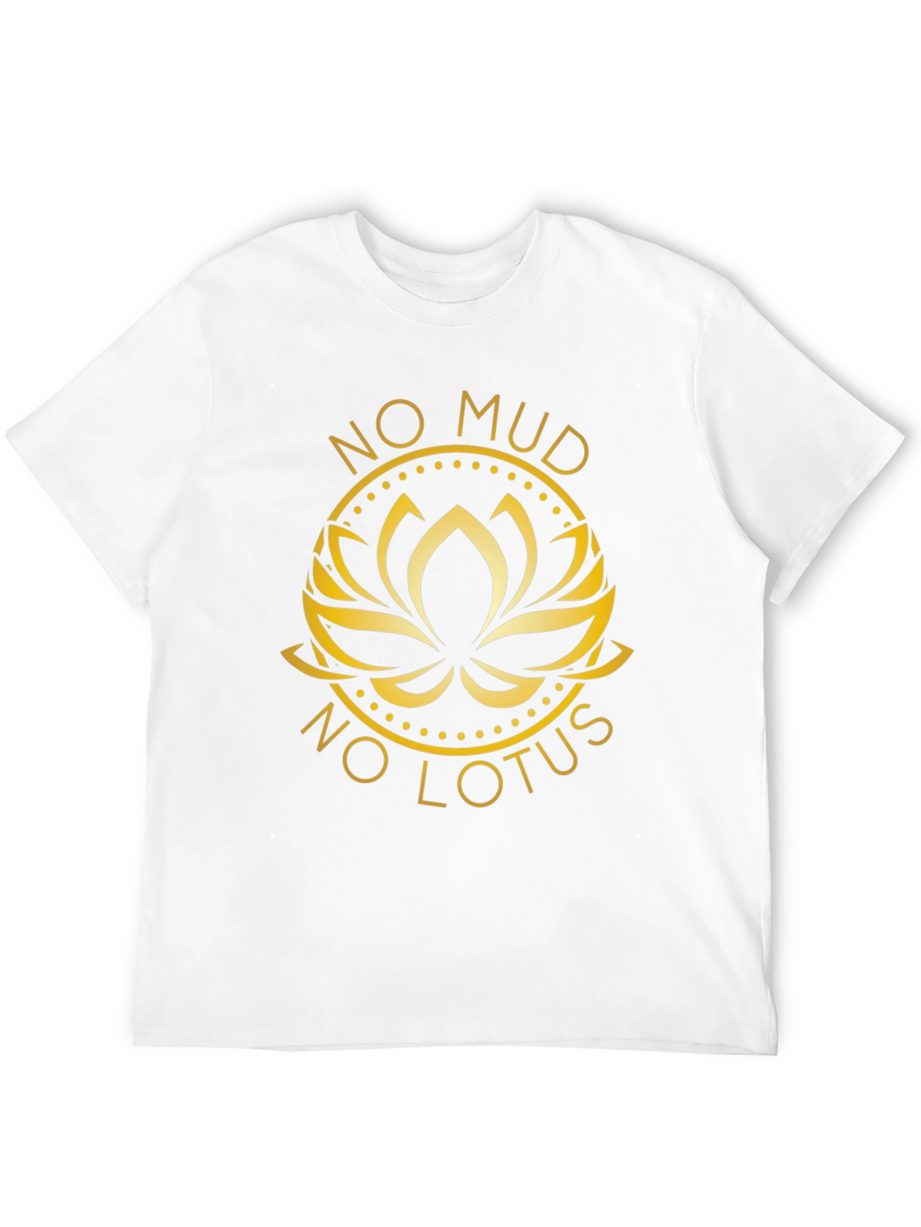 No Mud No Lotus Graphic Tee - Black