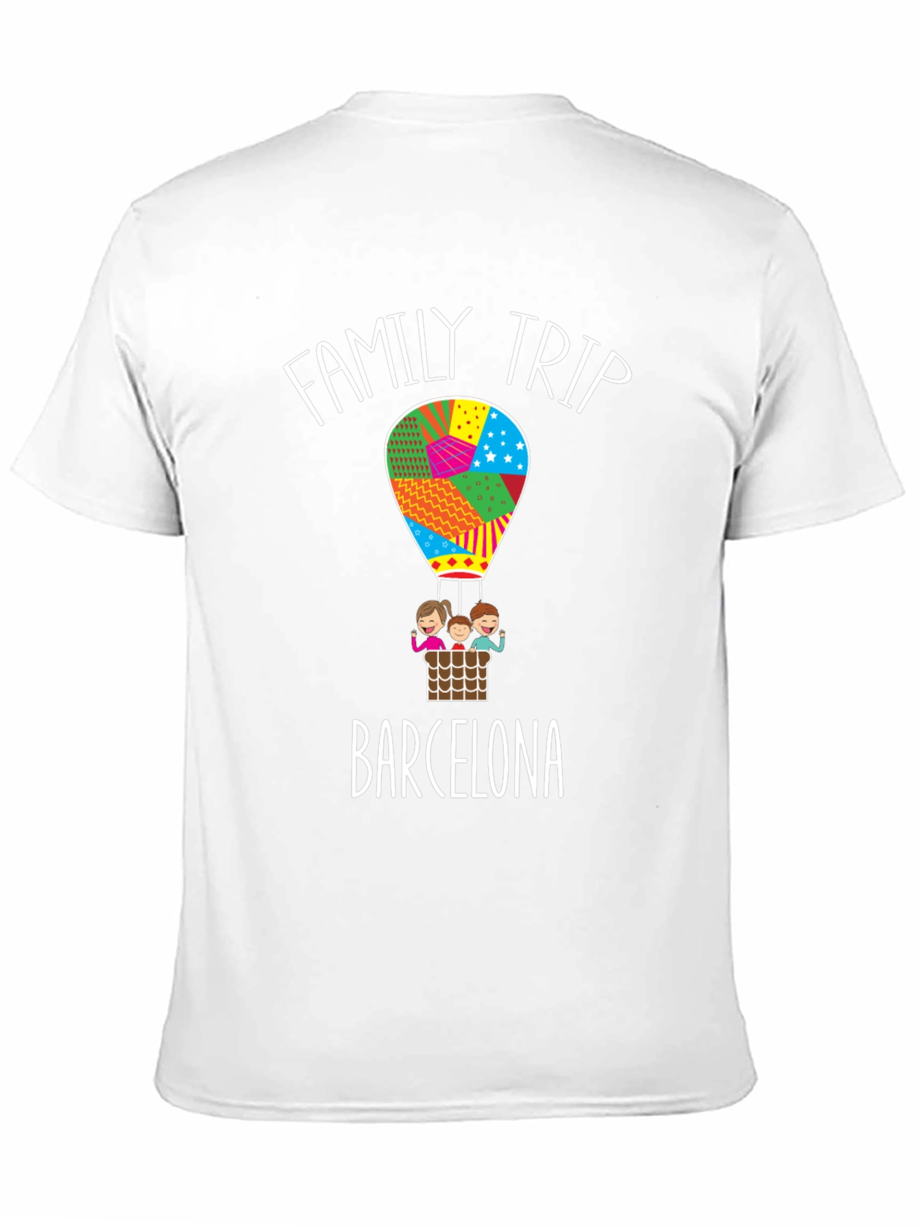 Family Trip Barcelona Graphic Tee