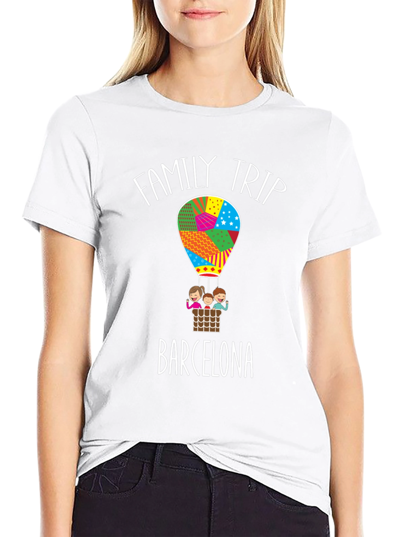 Family Trip Barcelona Graphic Tee