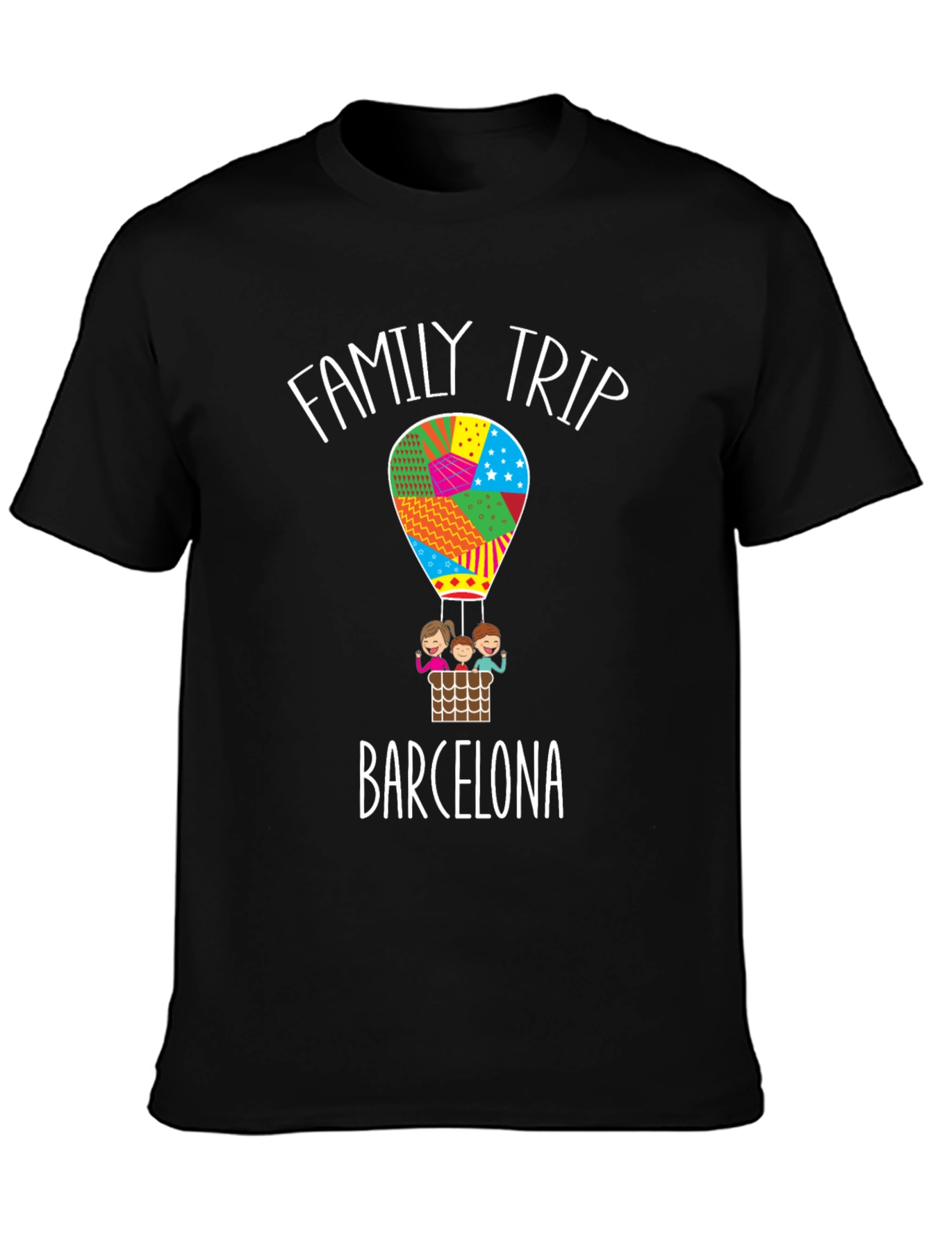 Family Trip Barcelona Graphic Tee