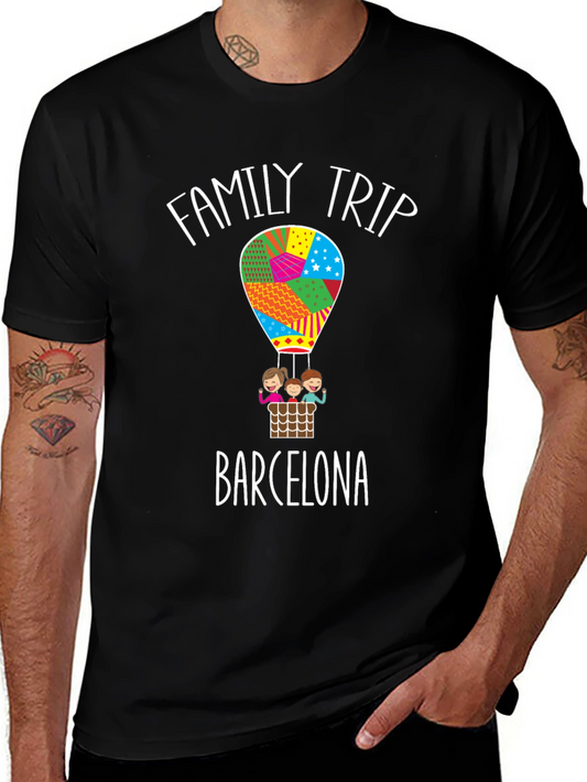 Family Trip Barcelona Graphic Tee