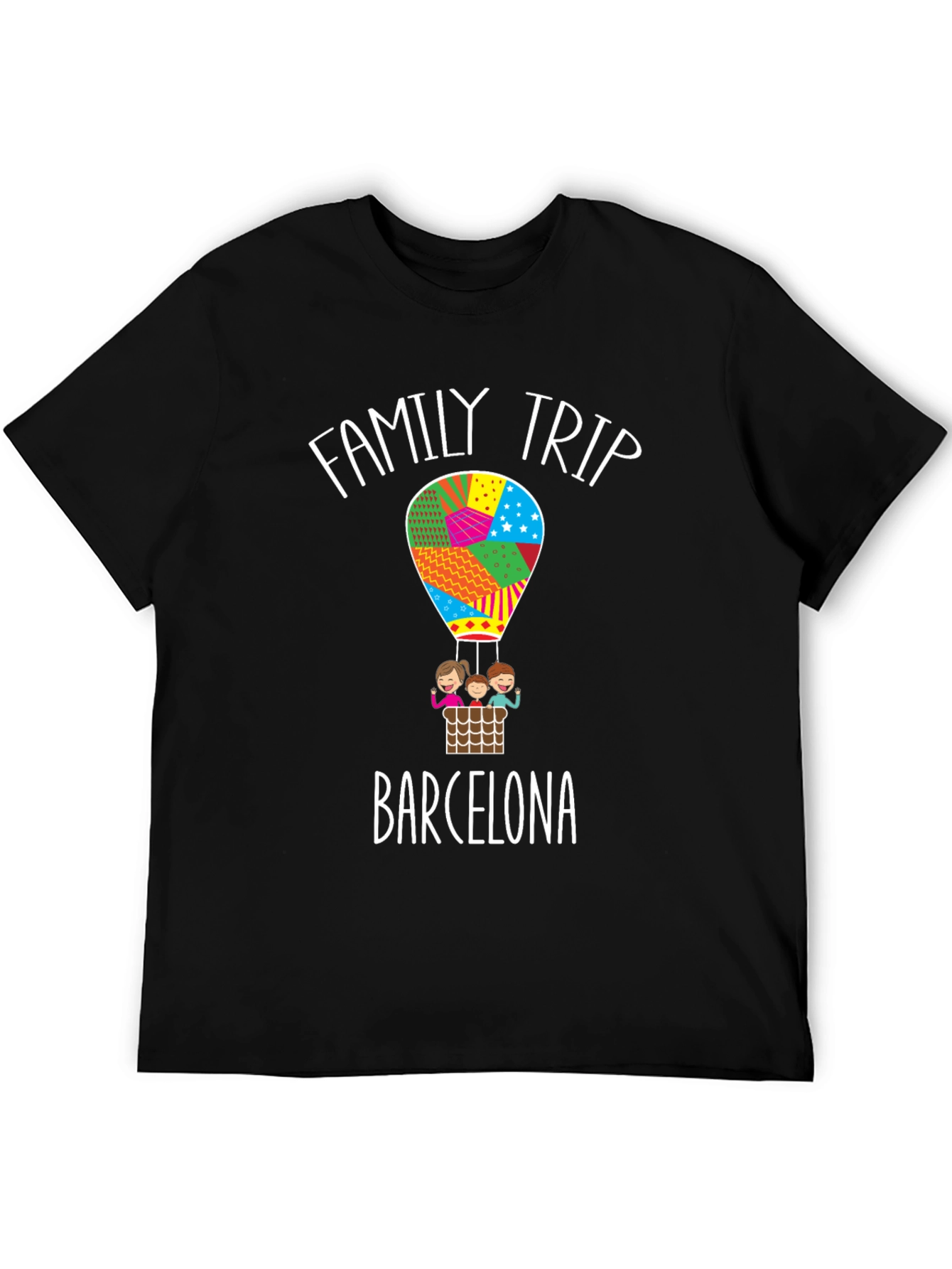 Family Trip Barcelona Graphic Tee