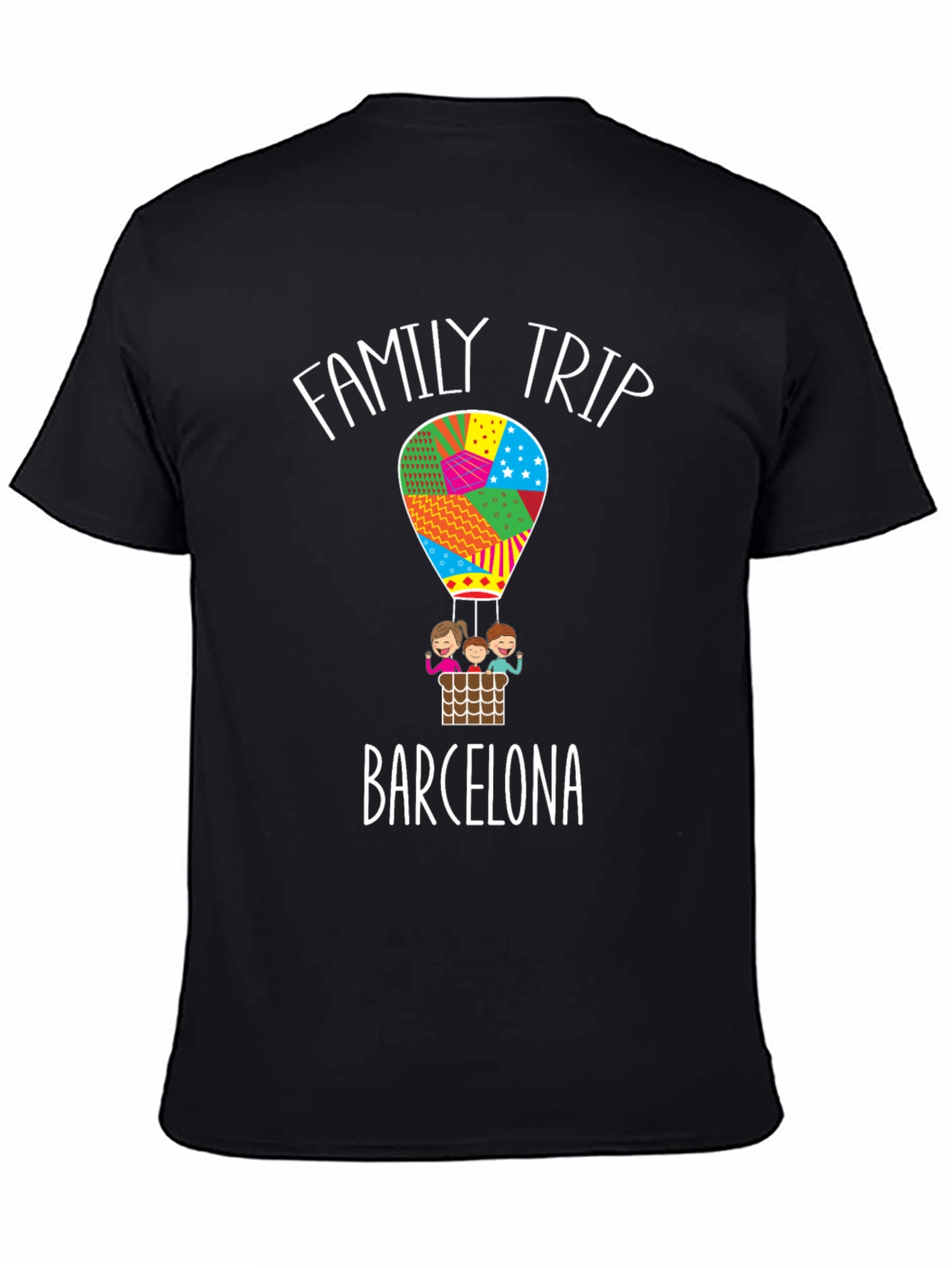 Family Trip Barcelona Graphic Tee
