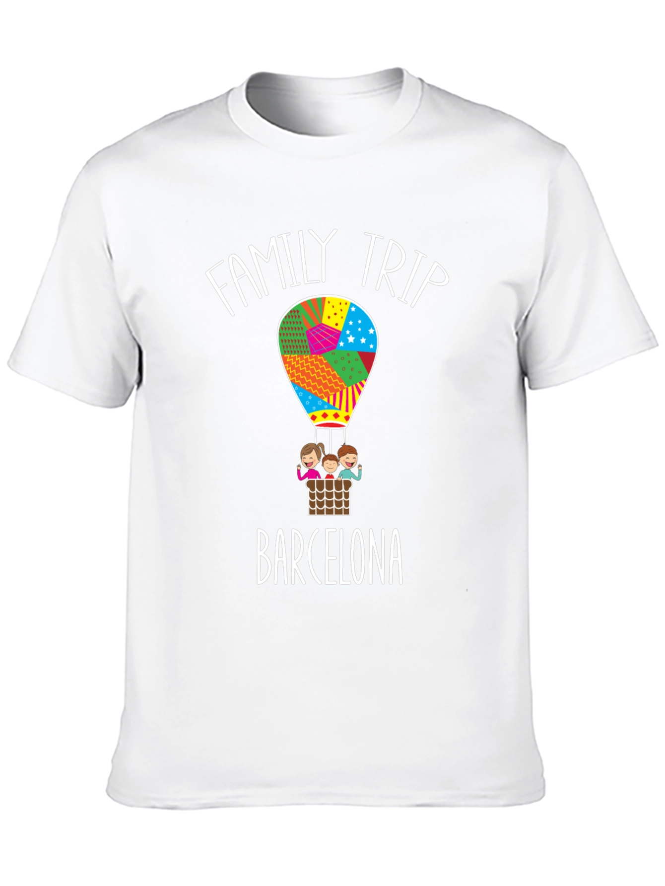 Family Trip Barcelona Graphic Tee