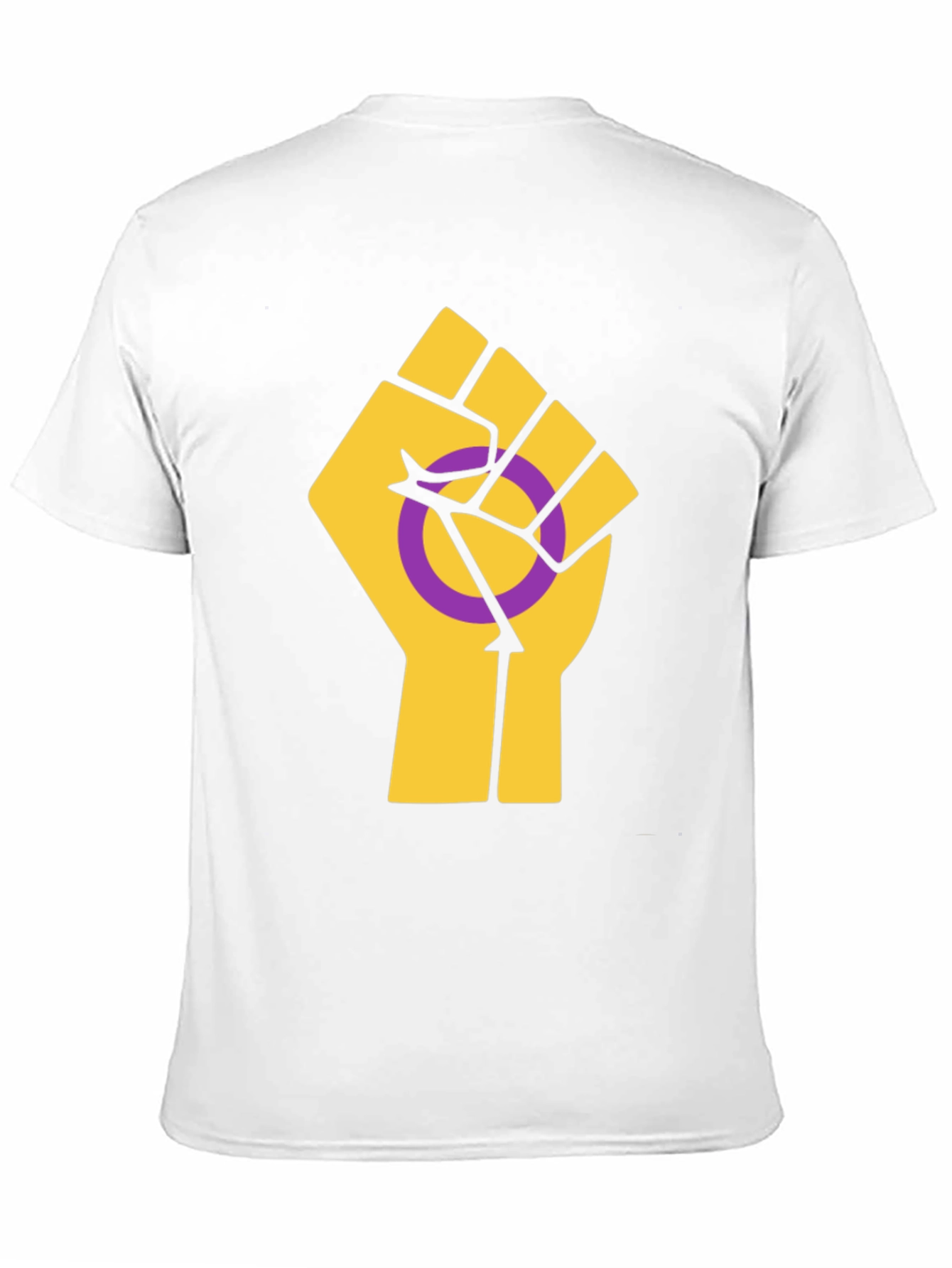 Intersex Pride T-Shirt - Solidarity Fist Graphic Tee