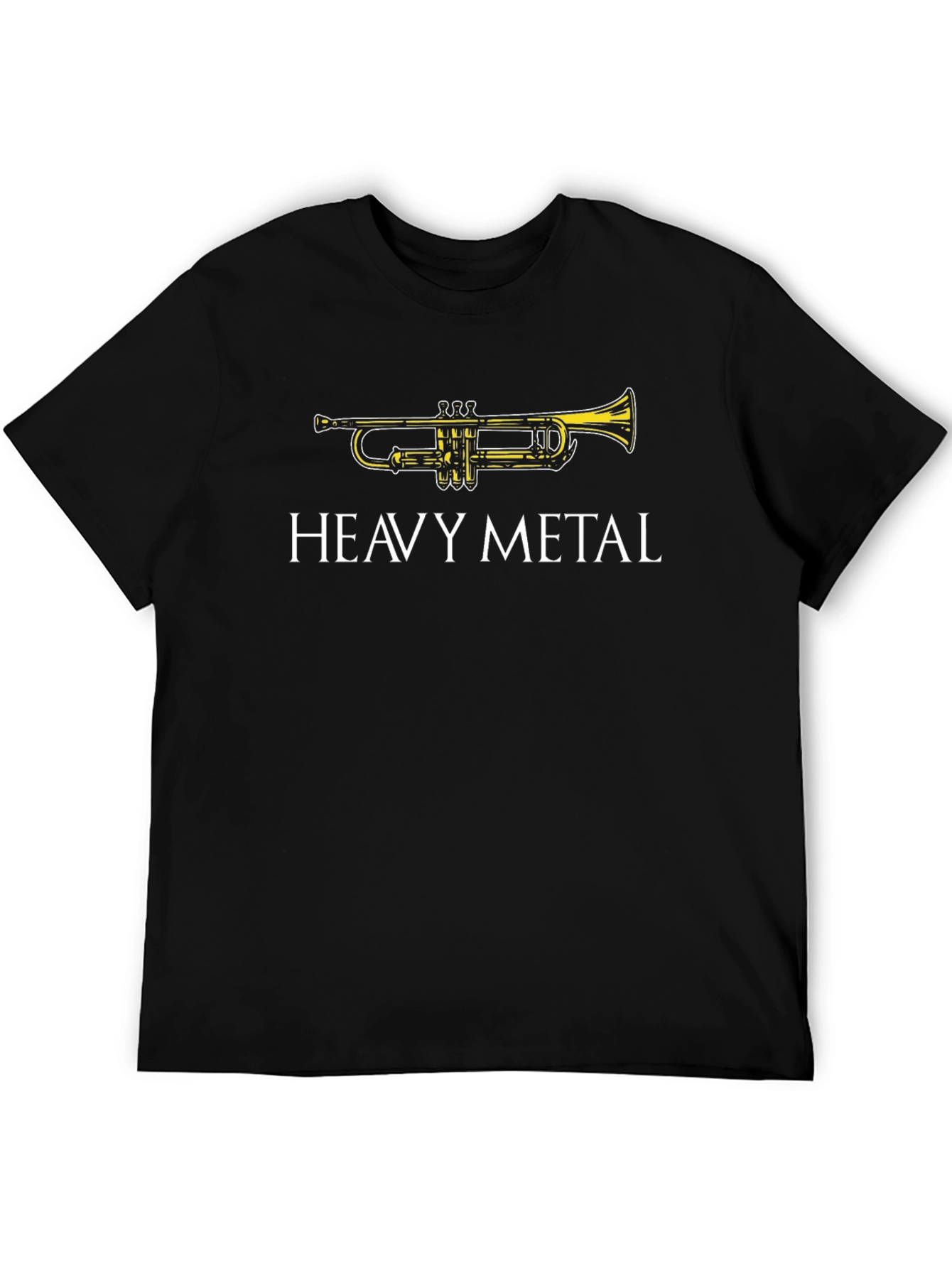 Heavy Metal Trumpet Graphic T-Shirt