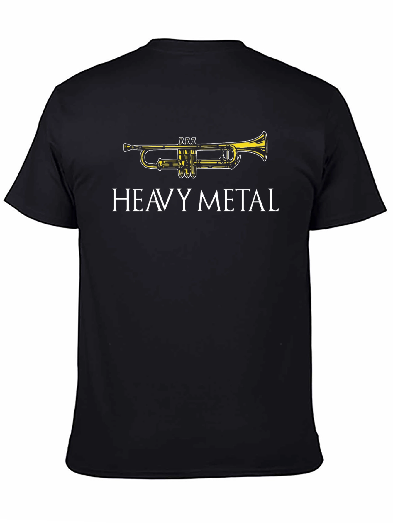 Heavy Metal Trumpet Graphic T-Shirt