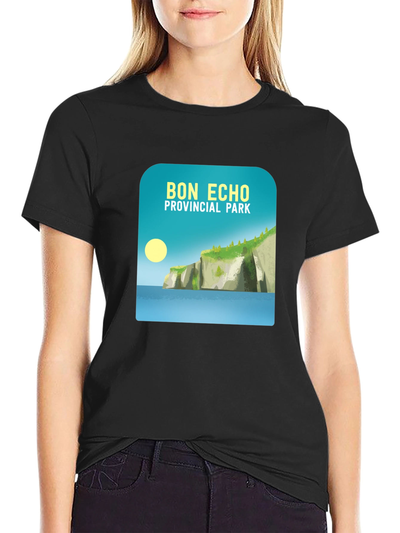 Bon Echo Provincial Park Black T-Shirt