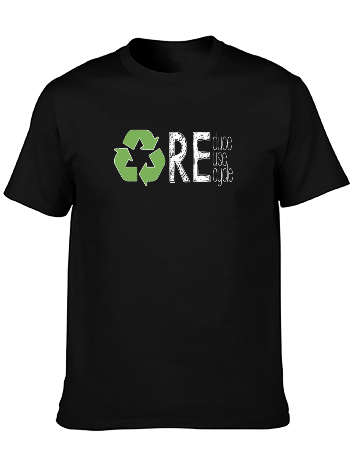 Reduce Reuse Recycle Graphic T-Shirt - Eco-Friendly Tee