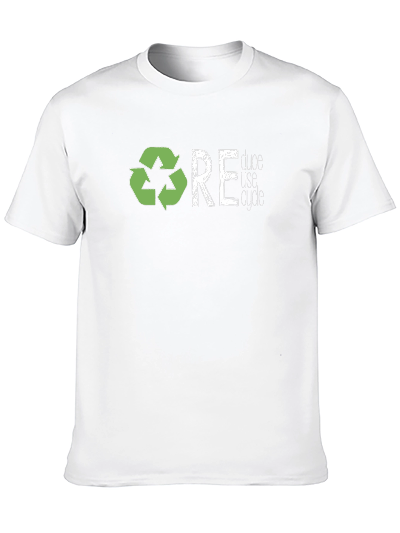 Reduce Reuse Recycle Graphic T-Shirt - Eco-Friendly Tee
