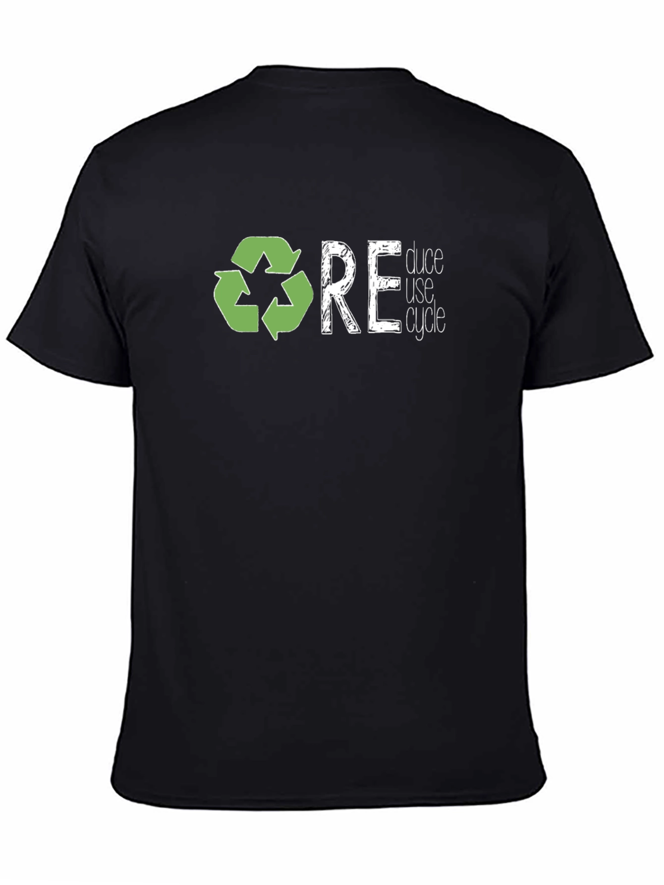 Reduce Reuse Recycle Graphic T-Shirt - Eco-Friendly Tee