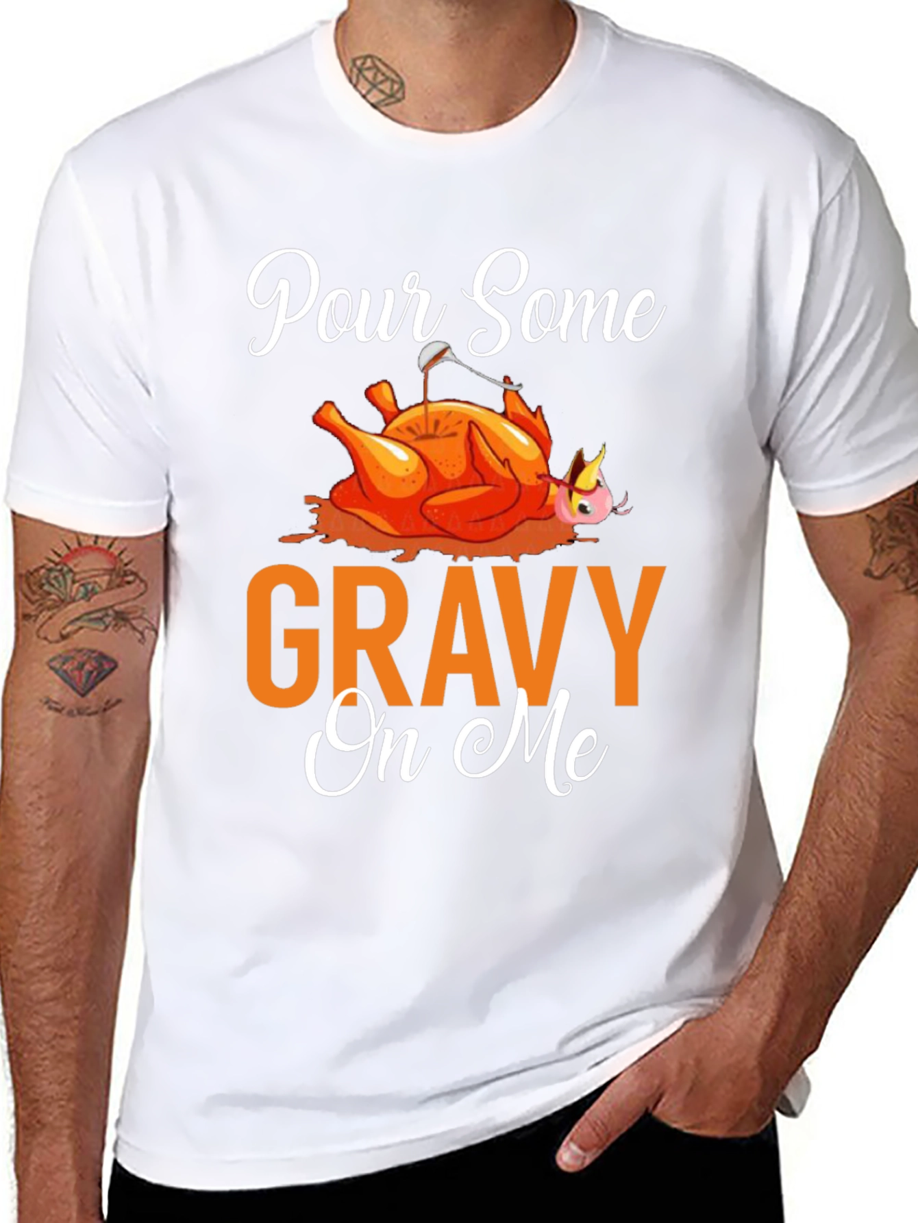 Pour Some Gravy On Me Thanksgiving T-Shirt