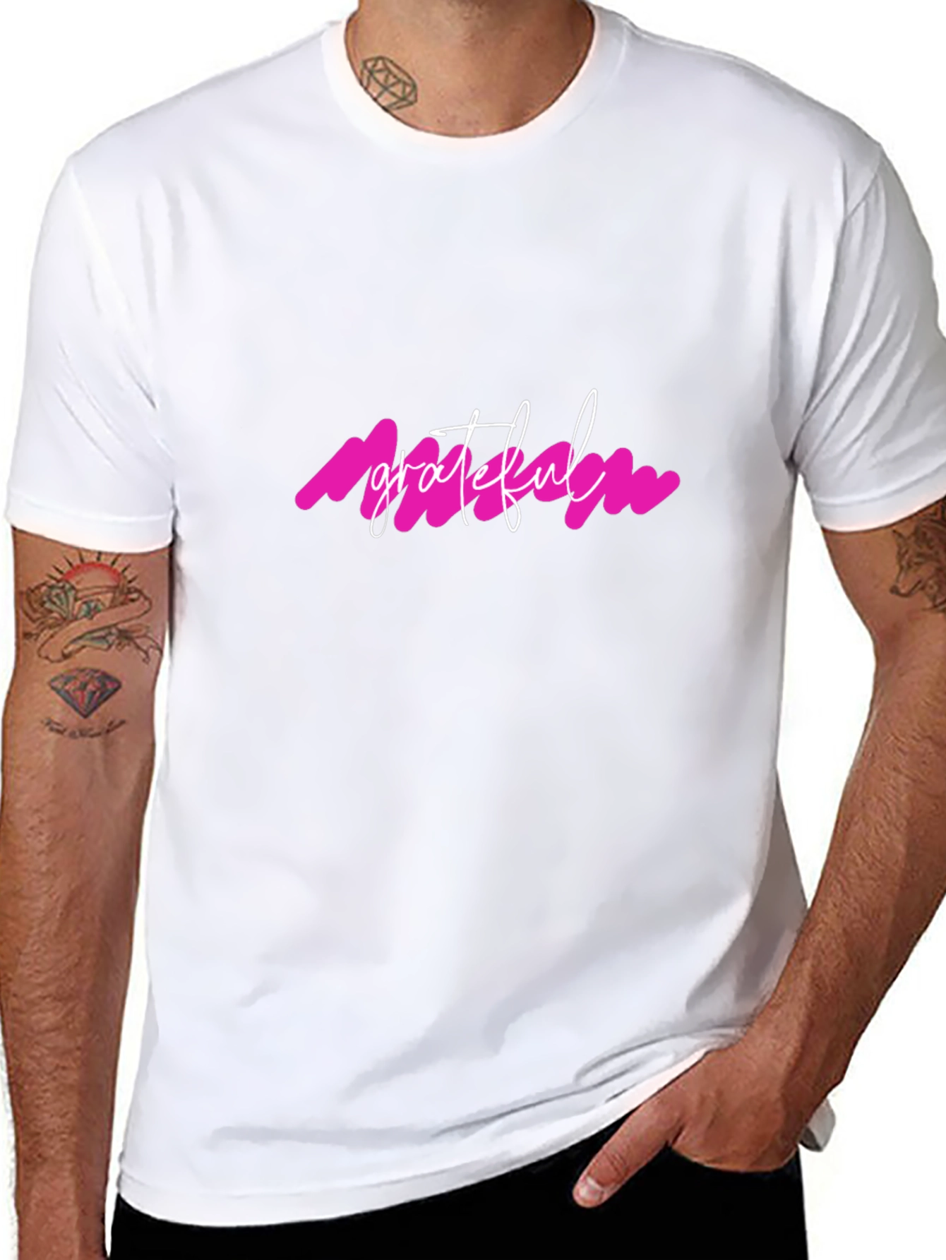 Grateful Graphic Tee - Stylish Comfort