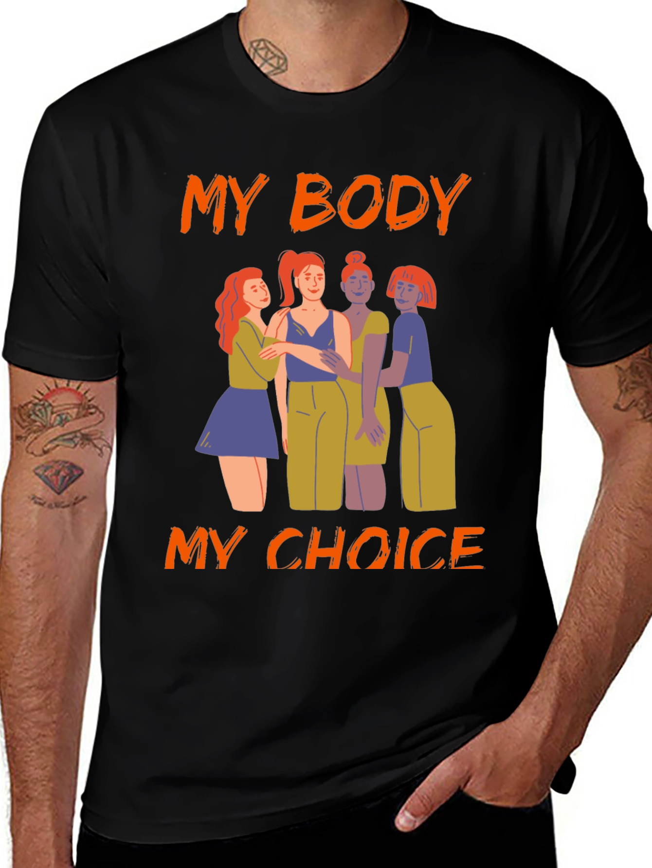 My Body My Choice Pro-Choice Graphic Tee