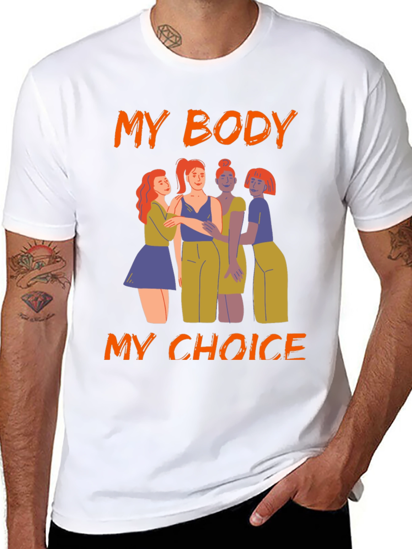 My Body My Choice Pro-Choice Graphic Tee
